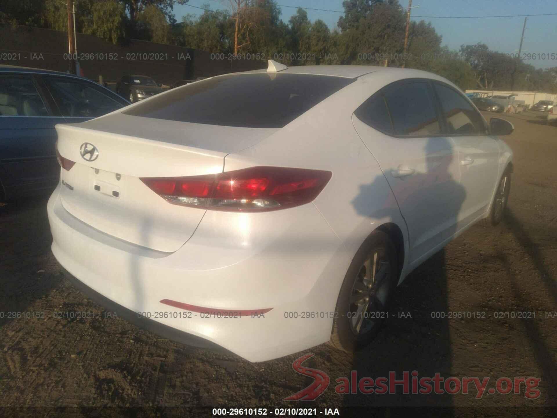 5NPD84LF7JH294325 2018 HYUNDAI ELANTRA