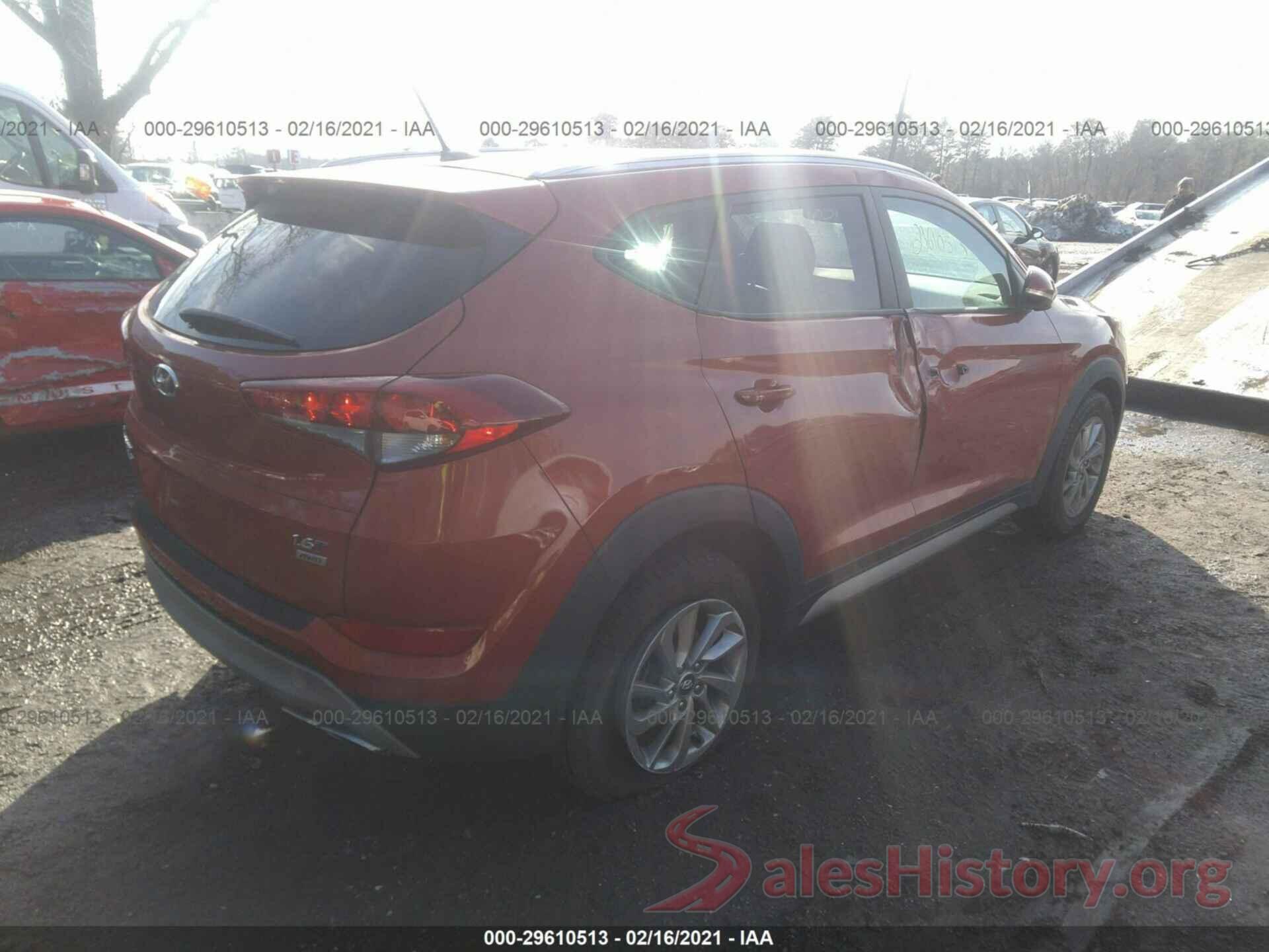 KM8J3CA27HU313303 2017 HYUNDAI TUCSON