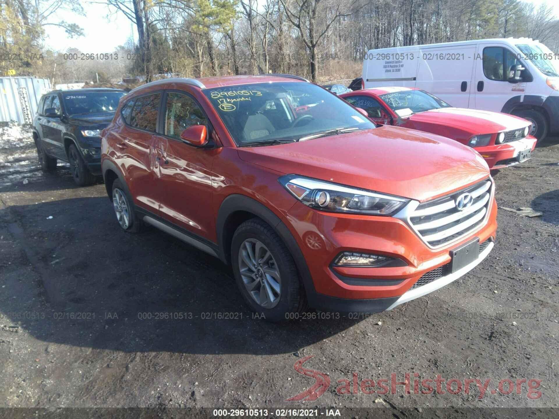 KM8J3CA27HU313303 2017 HYUNDAI TUCSON