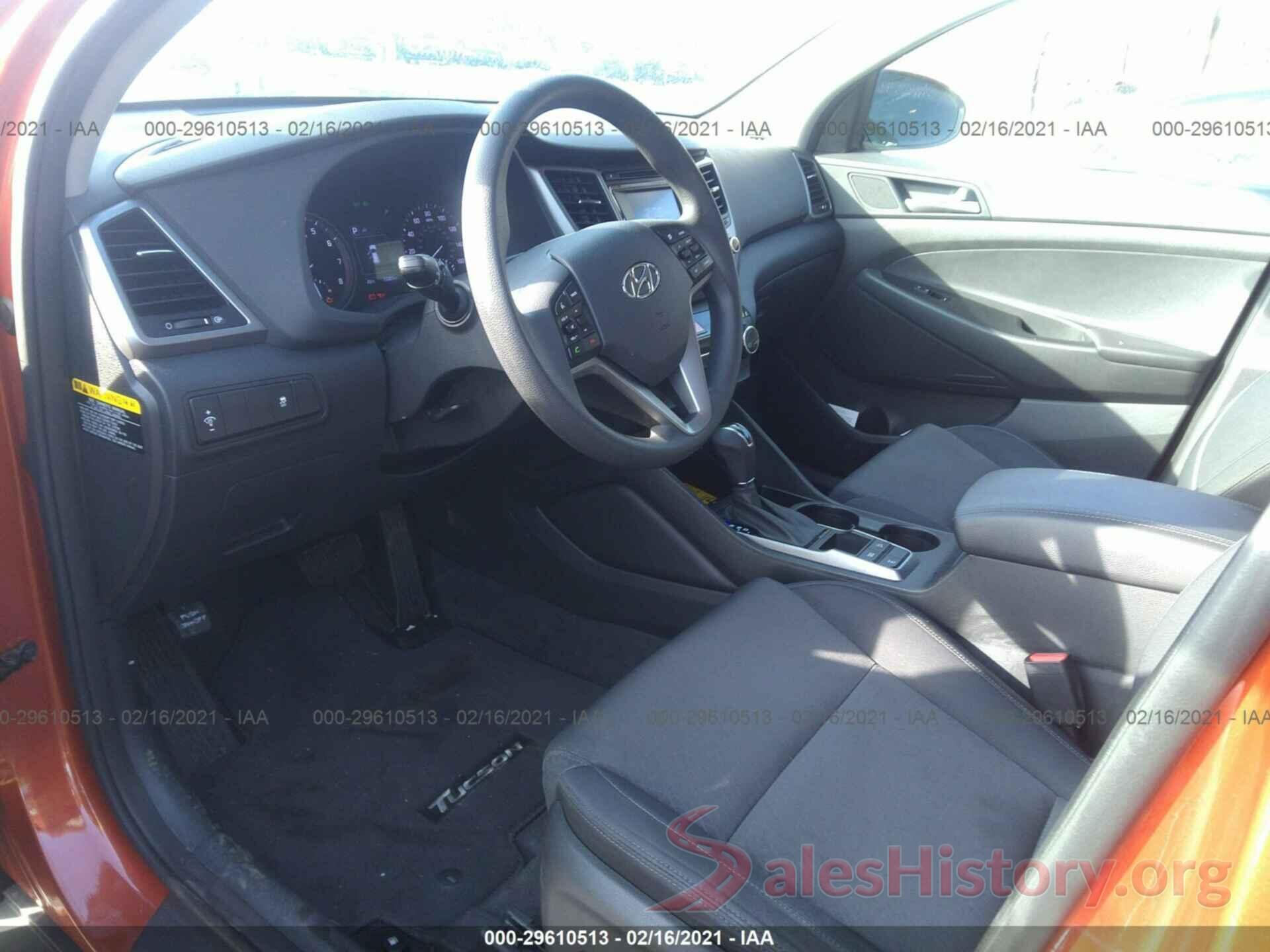 KM8J3CA27HU313303 2017 HYUNDAI TUCSON