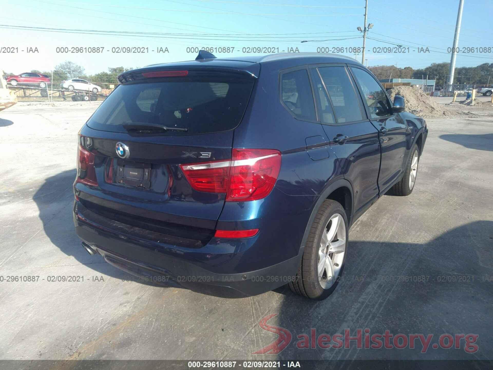 5UXWX9C39H0W78398 2017 BMW X3