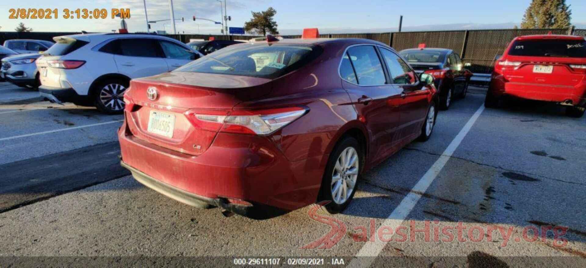 4T1B11HK2KU243110 2019 TOYOTA CAMRY