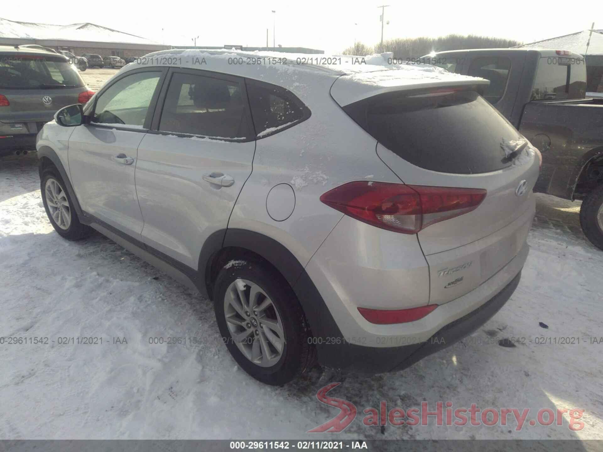 KM8J3CA4XJU654587 2018 HYUNDAI TUCSON