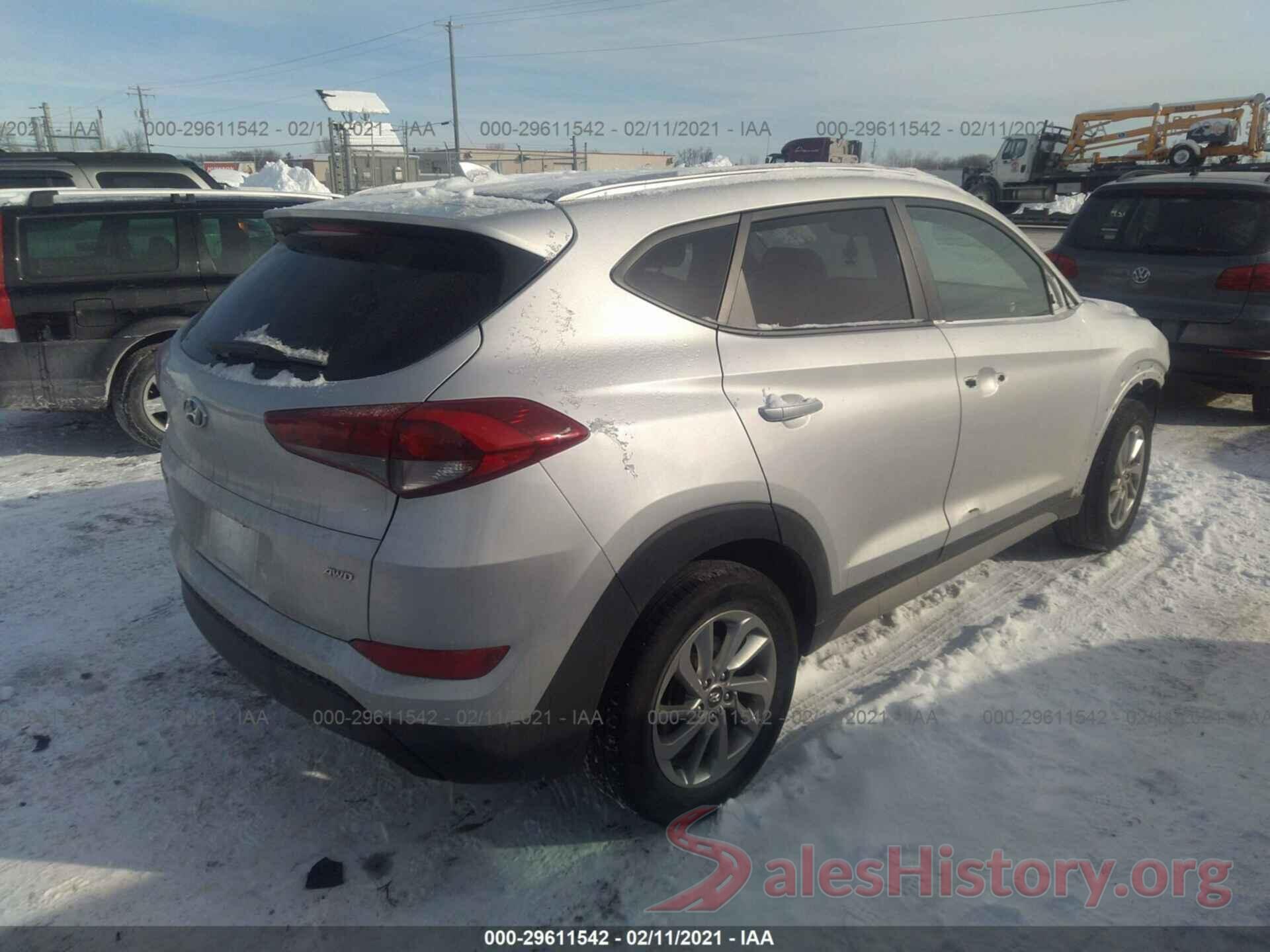 KM8J3CA4XJU654587 2018 HYUNDAI TUCSON