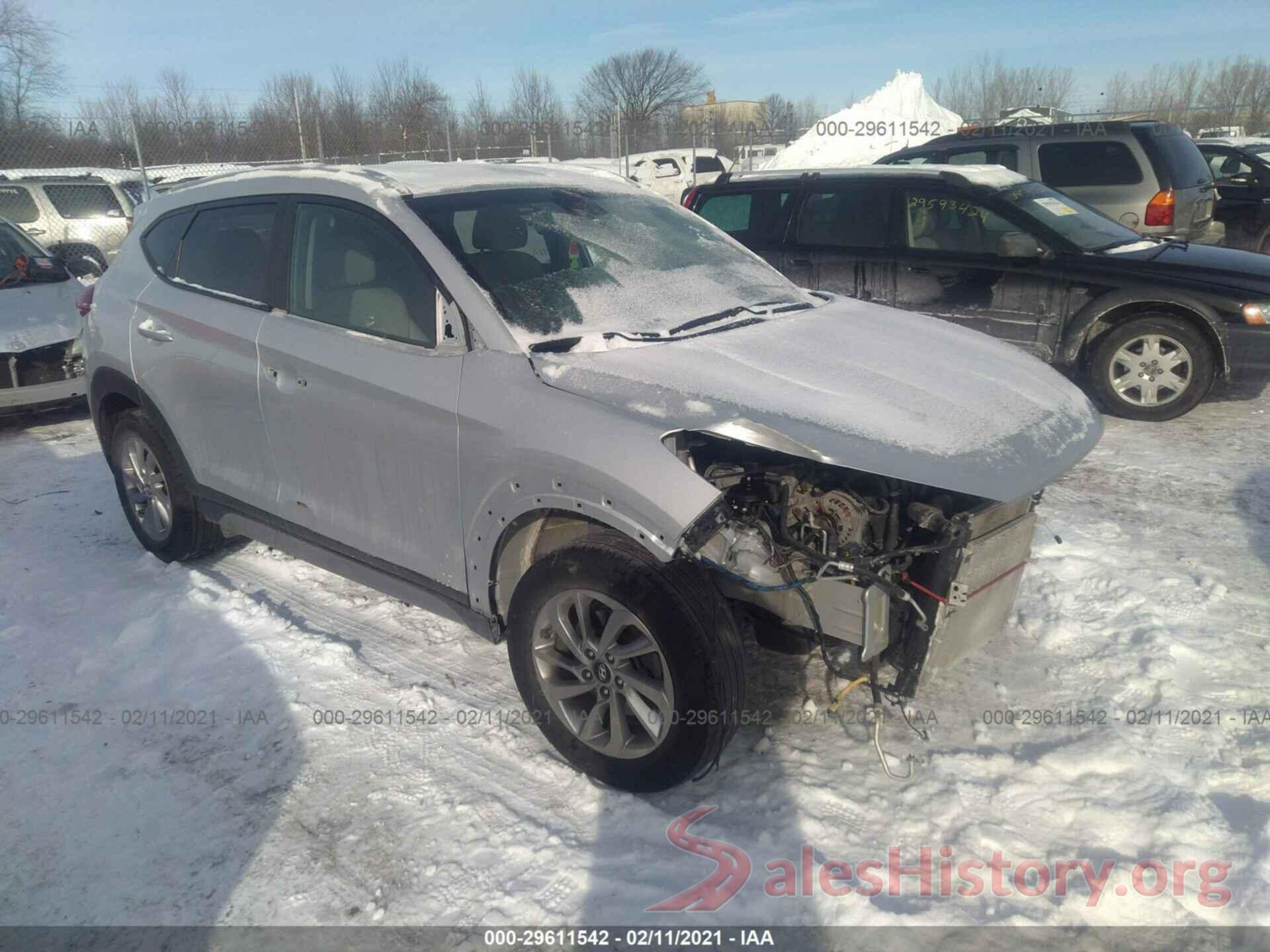 KM8J3CA4XJU654587 2018 HYUNDAI TUCSON