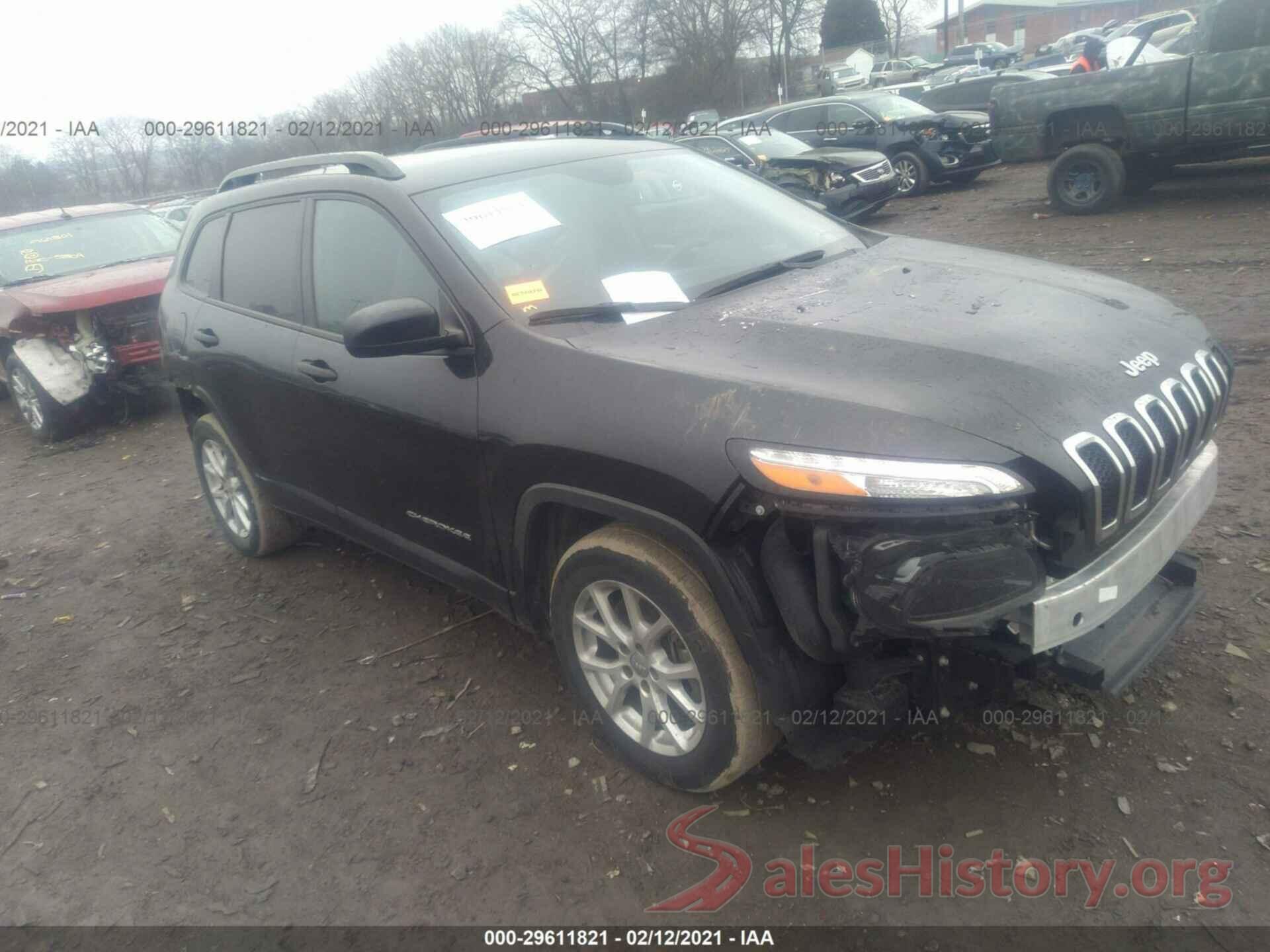 1C4PJLAS3HW663052 2017 JEEP CHEROKEE