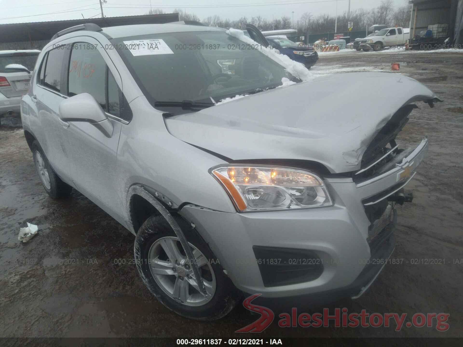 3GNCJPSB2GL277903 2016 CHEVROLET TRAX