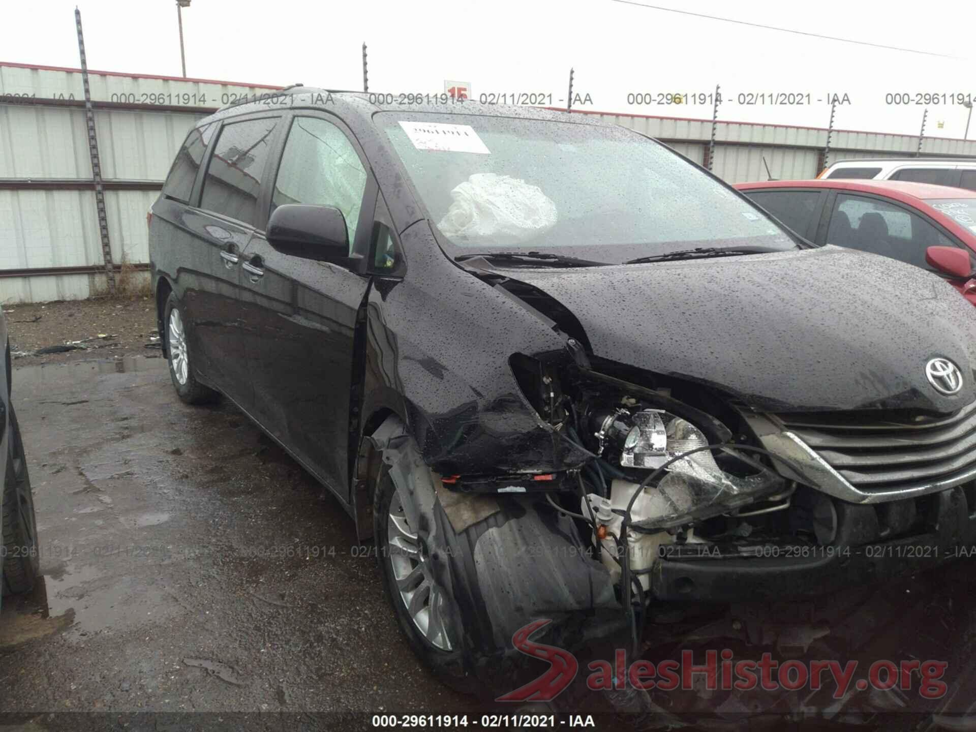 5TDYK3DC6GS741599 2016 TOYOTA SIENNA