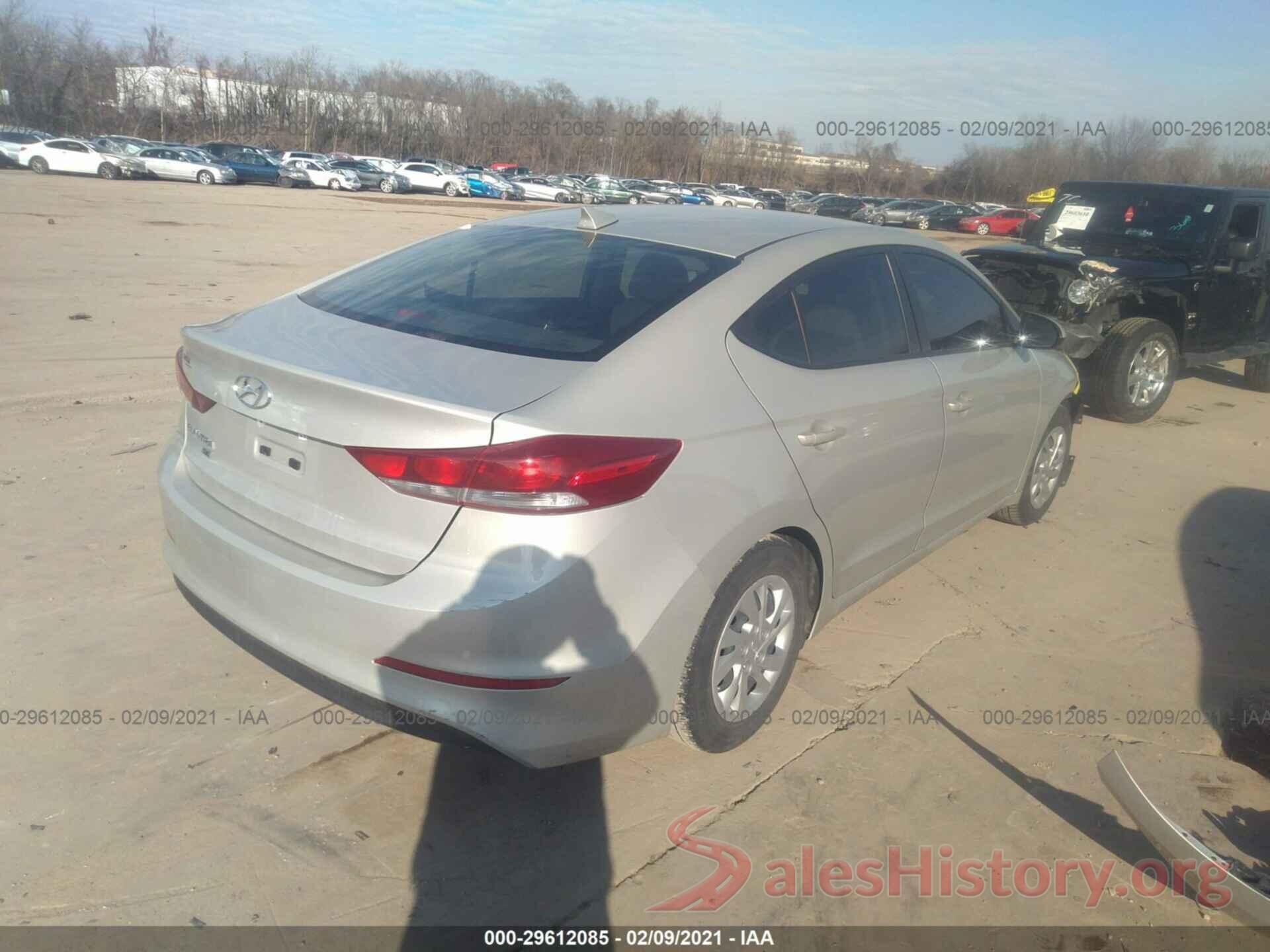 KMHD74LF6HU370020 2017 HYUNDAI ELANTRA