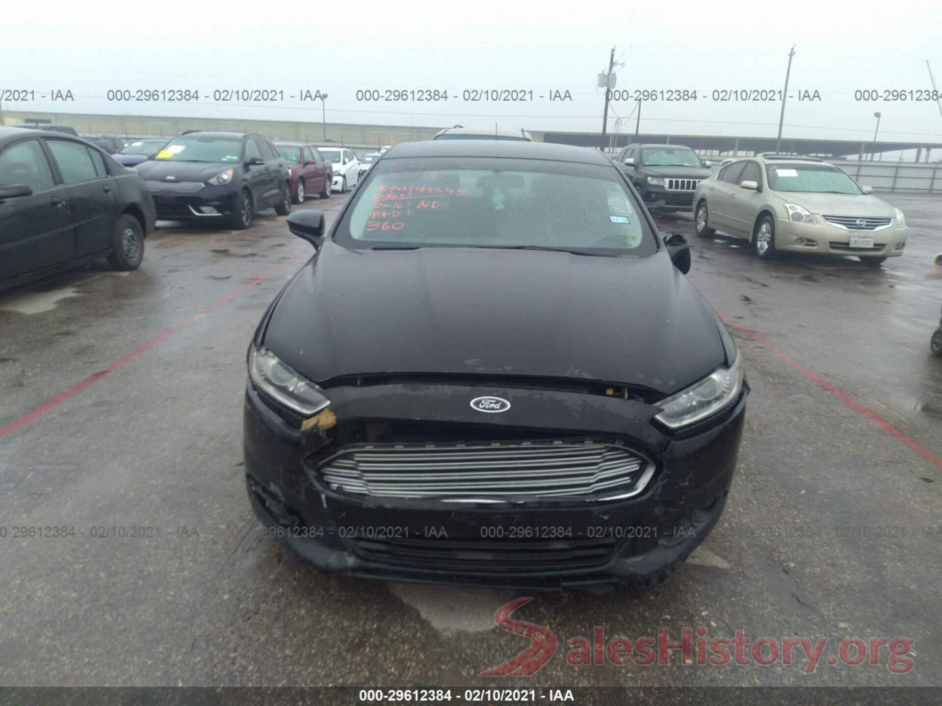 3FA6P0G70GR345277 2016 FORD FUSION