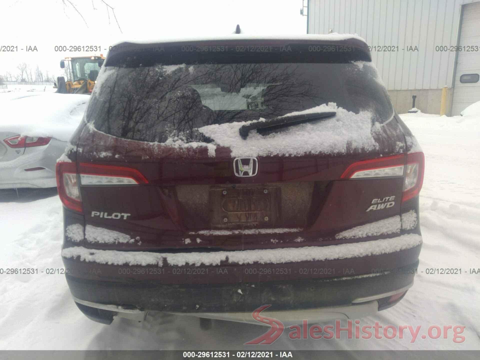 5FNYF6H07KB081172 2019 HONDA PILOT