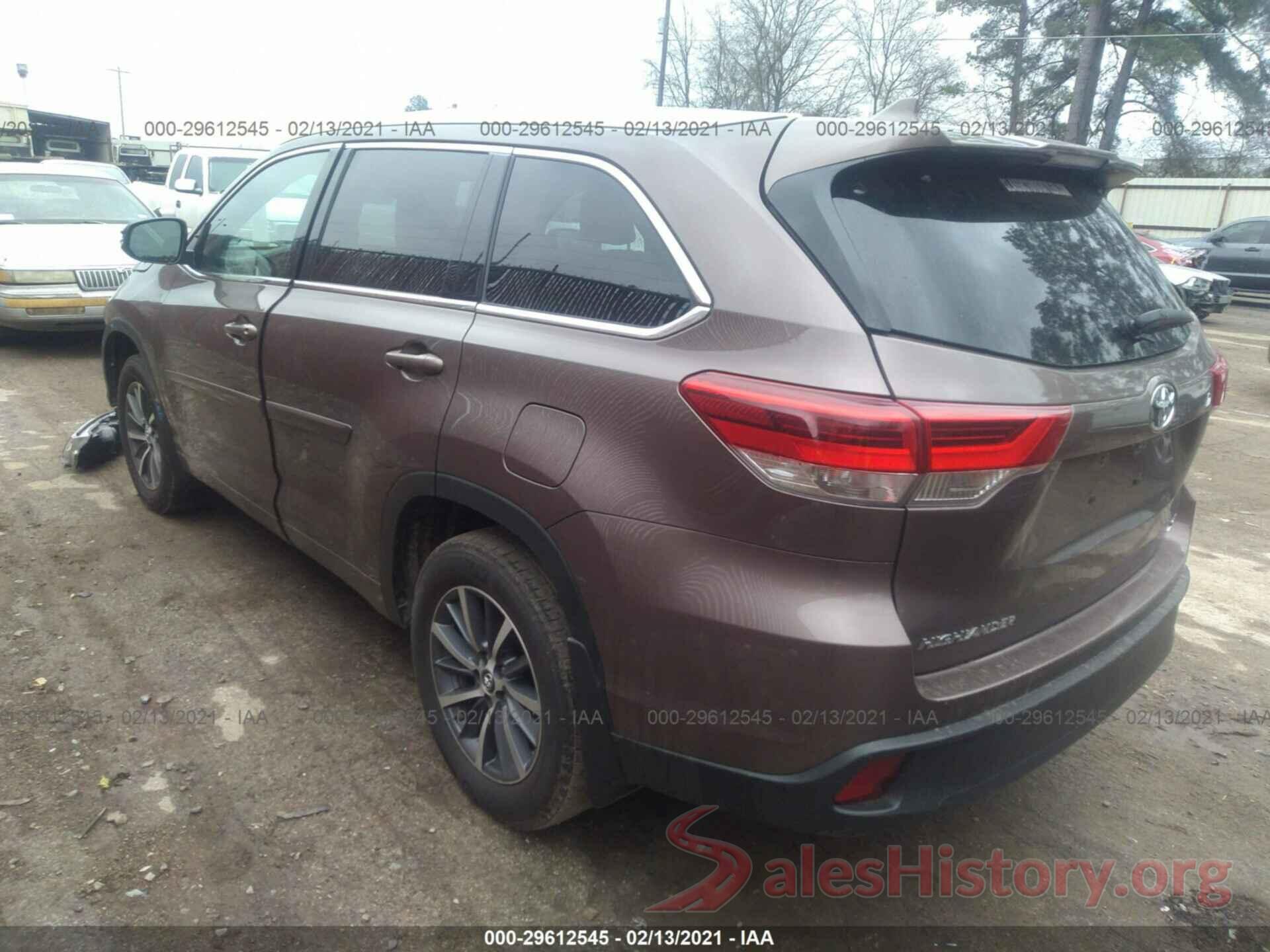 5TDKZRFH4JS250520 2018 TOYOTA HIGHLANDER