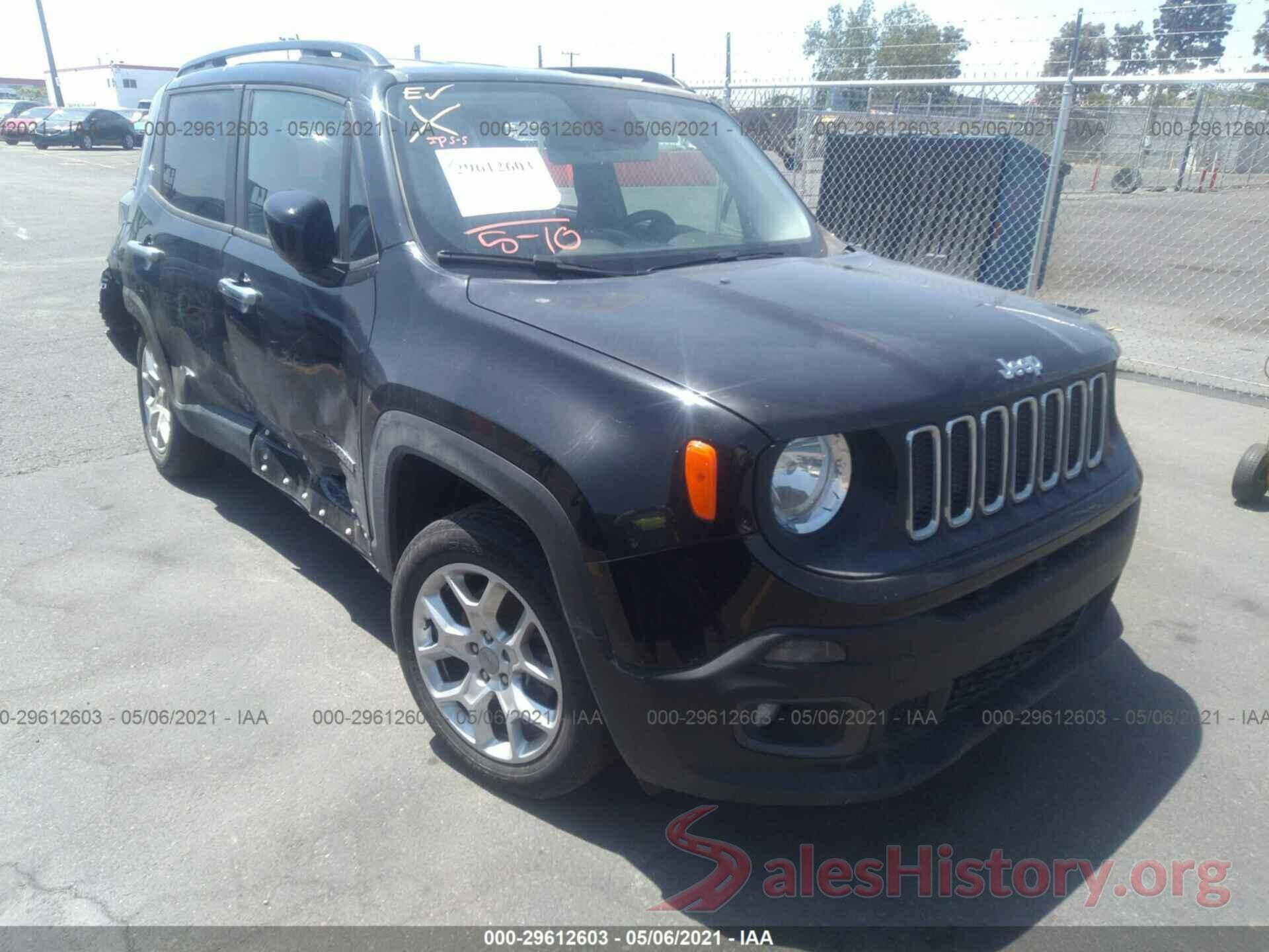 ZACCJABB4HPG14585 2017 JEEP RENEGADE