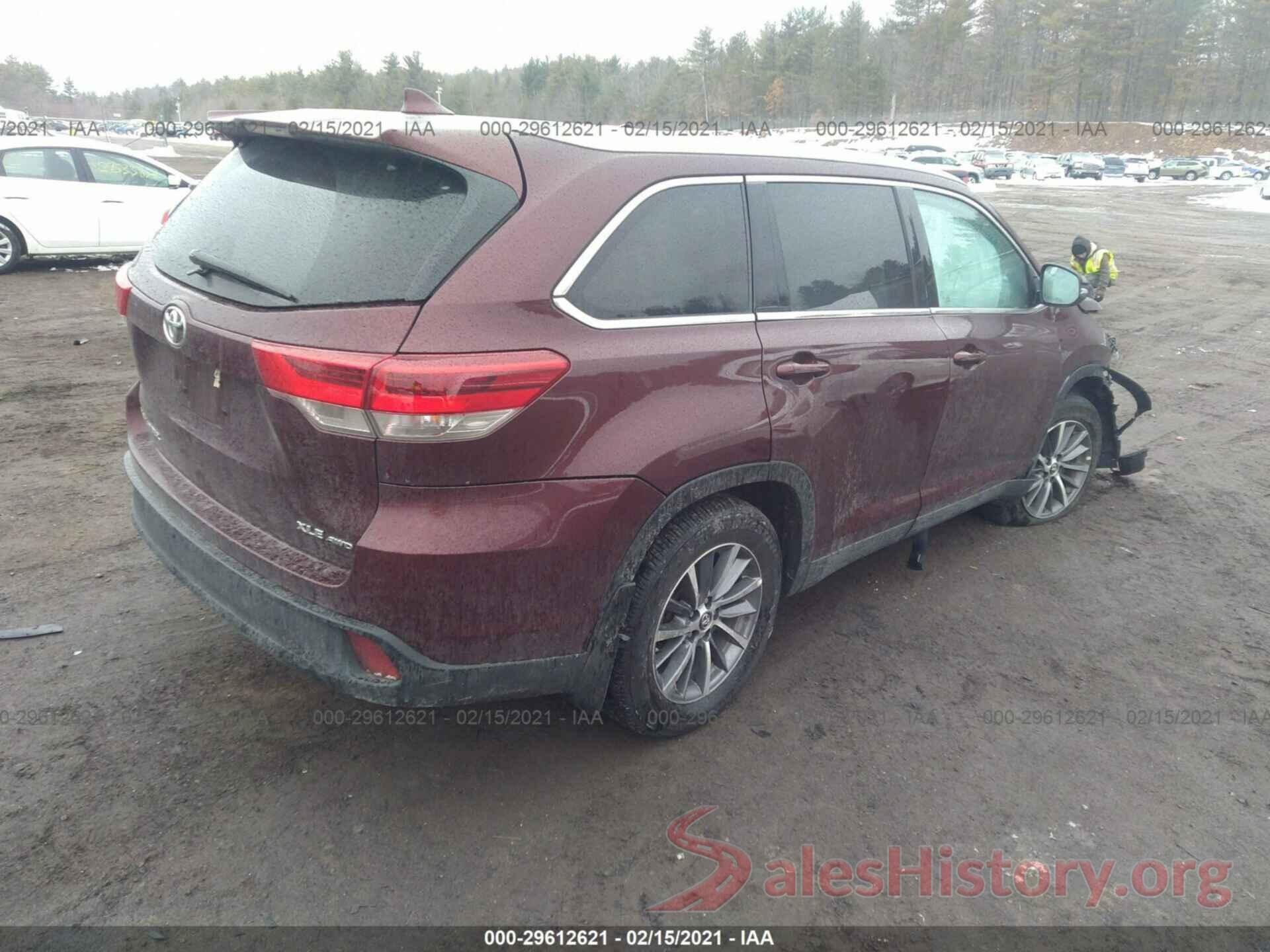 5TDJZRFH3KS977158 2019 TOYOTA HIGHLANDER