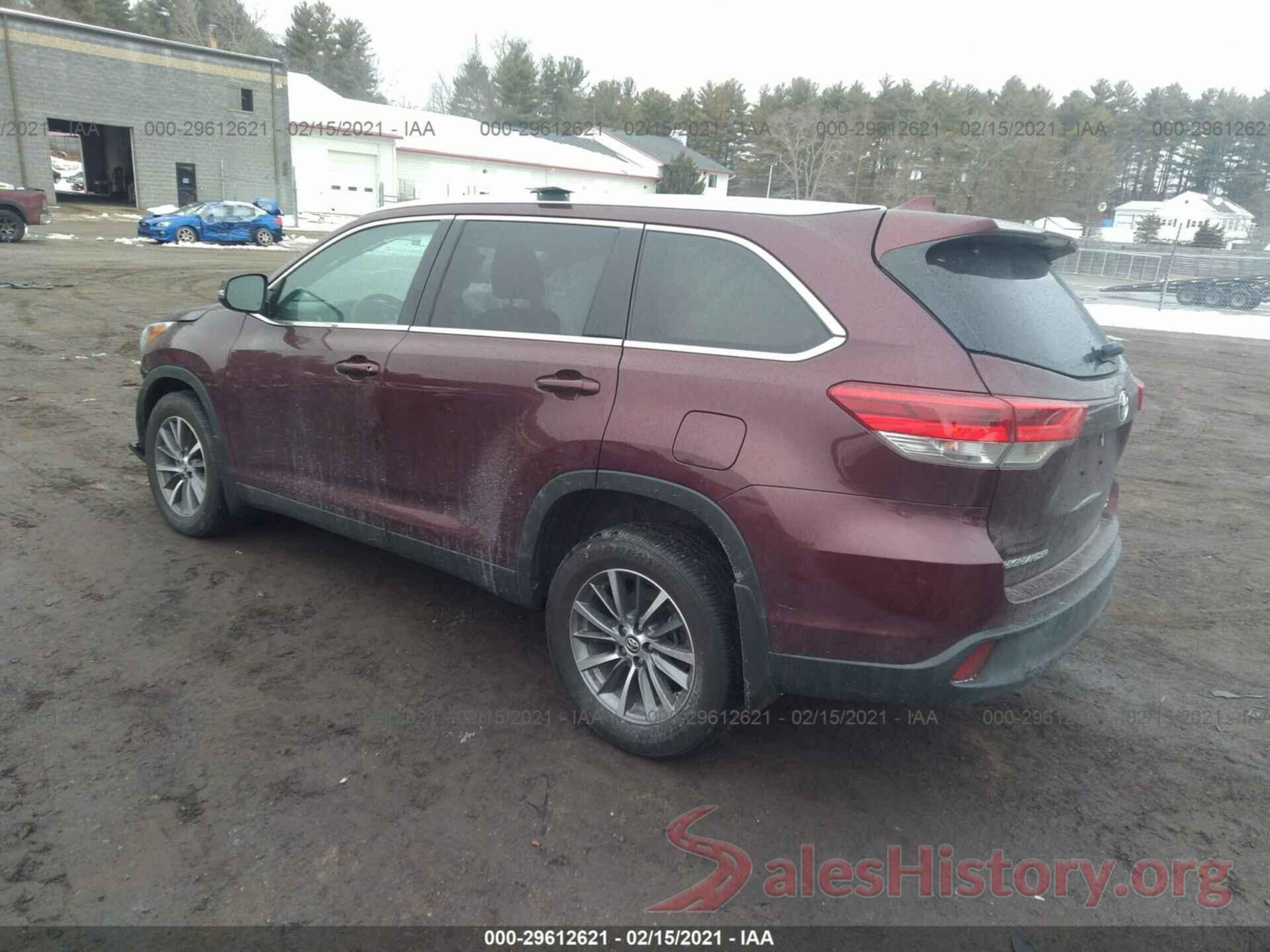 5TDJZRFH3KS977158 2019 TOYOTA HIGHLANDER