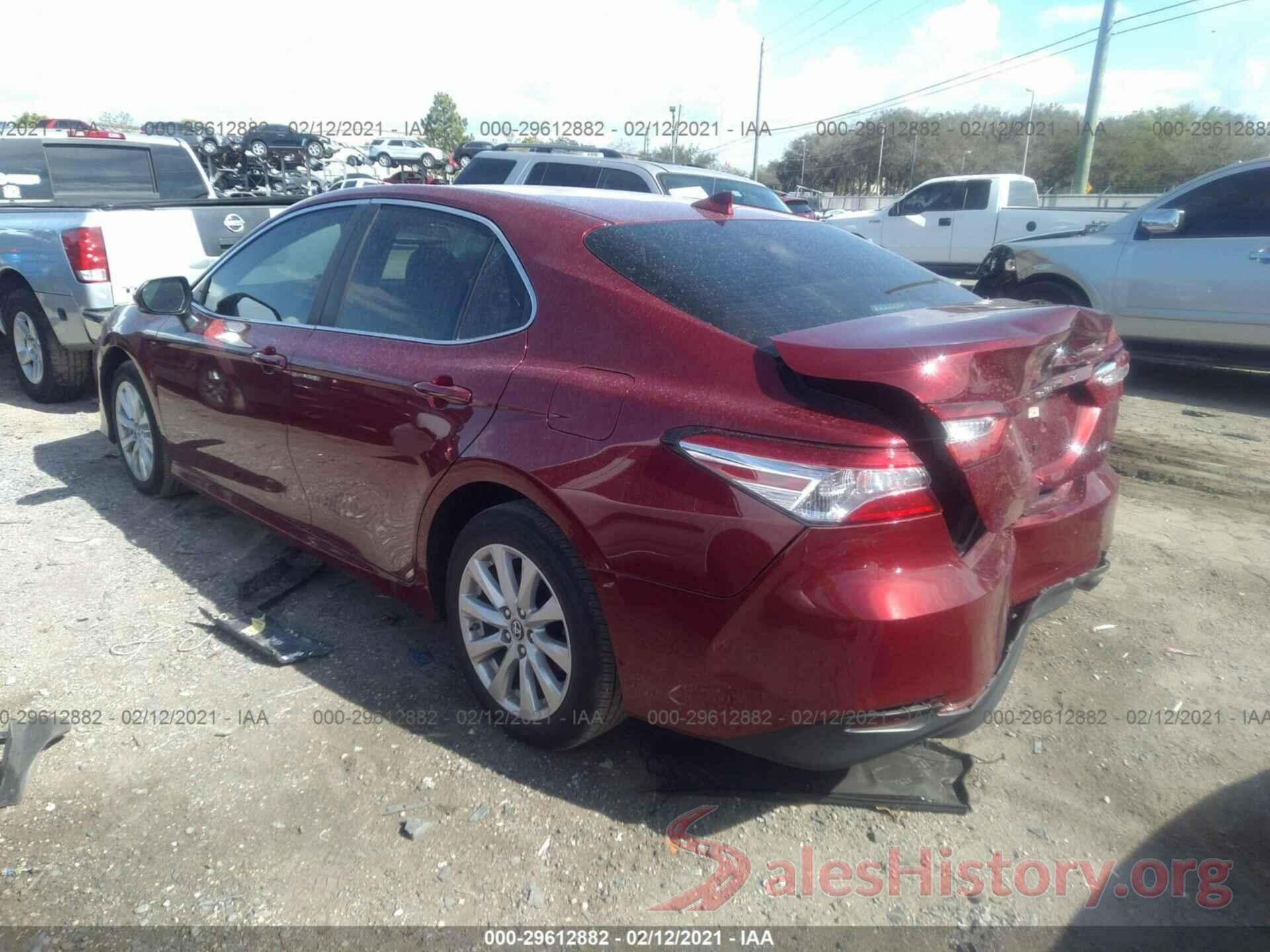 4T1B11HK0KU817221 2019 TOYOTA CAMRY