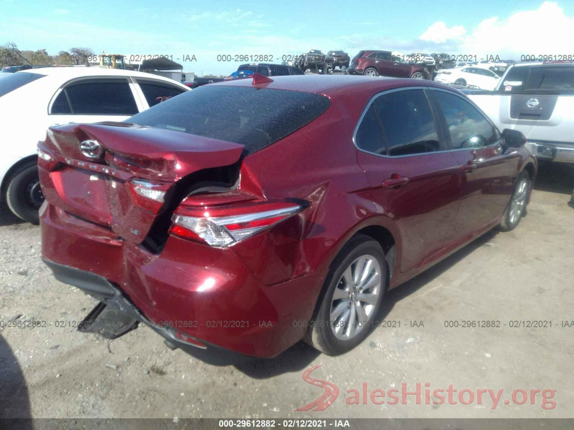 4T1B11HK0KU817221 2019 TOYOTA CAMRY