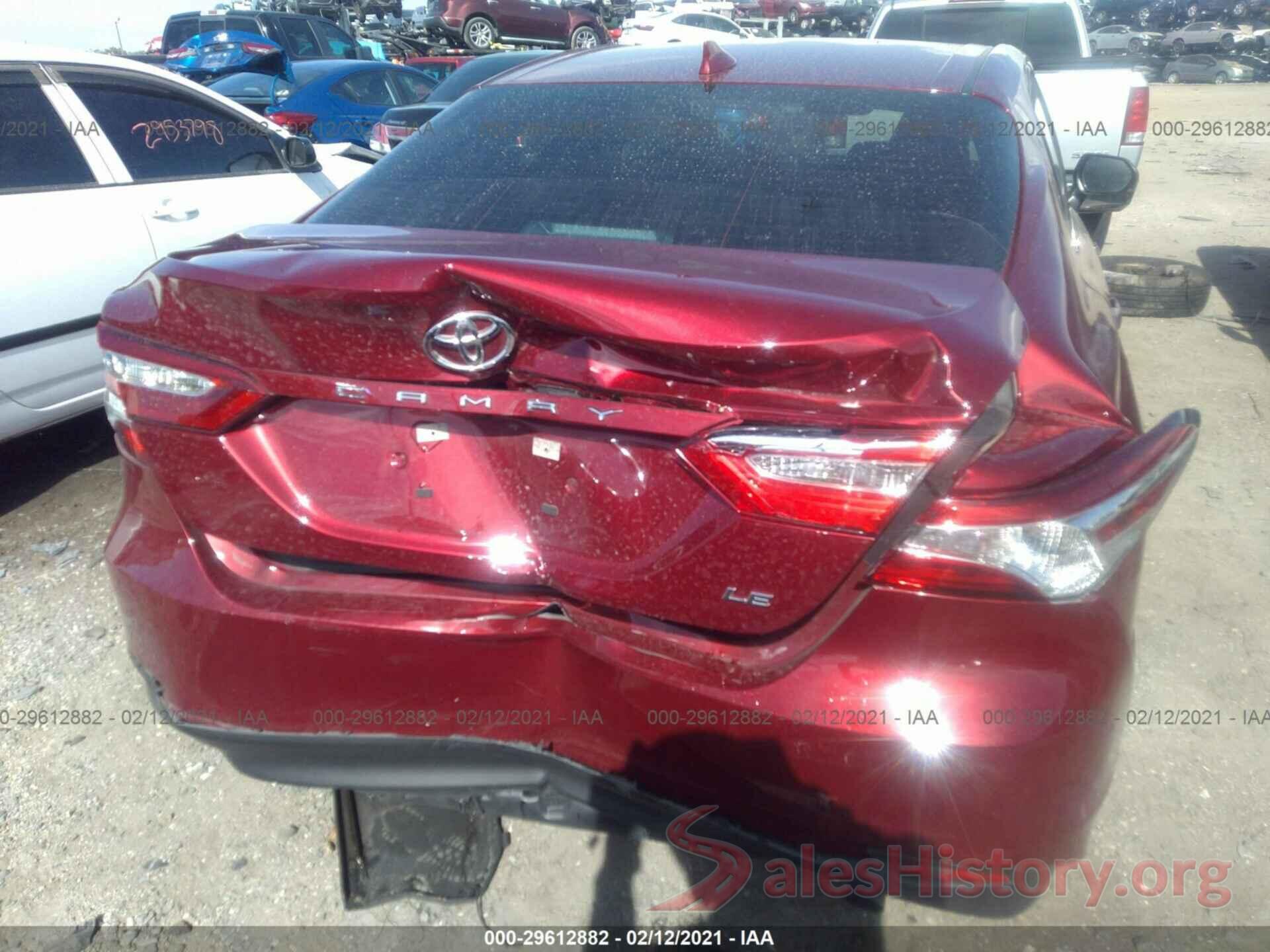 4T1B11HK0KU817221 2019 TOYOTA CAMRY