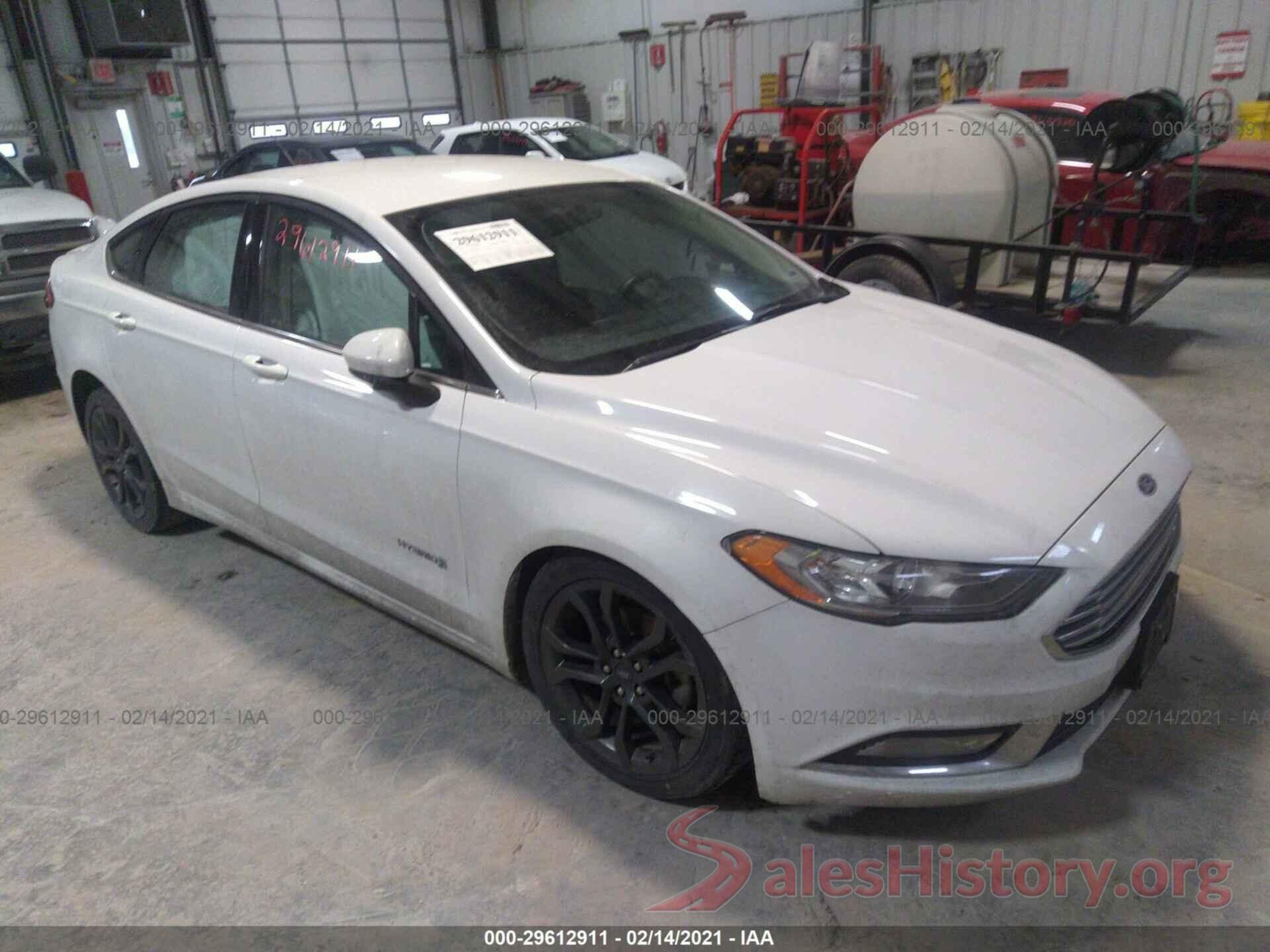 3FA6P0LU1JR102760 2018 FORD FUSION HYBRID