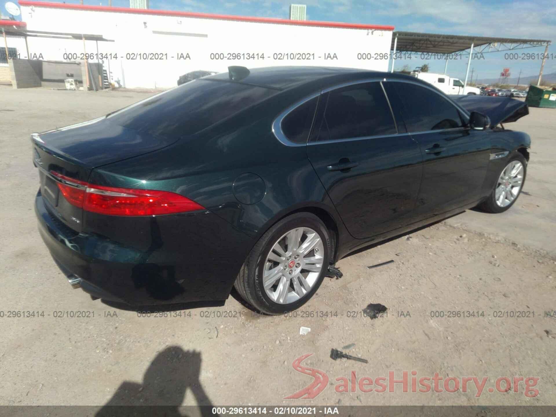 SAJBD4BV4GCY07127 2016 JAGUAR XF