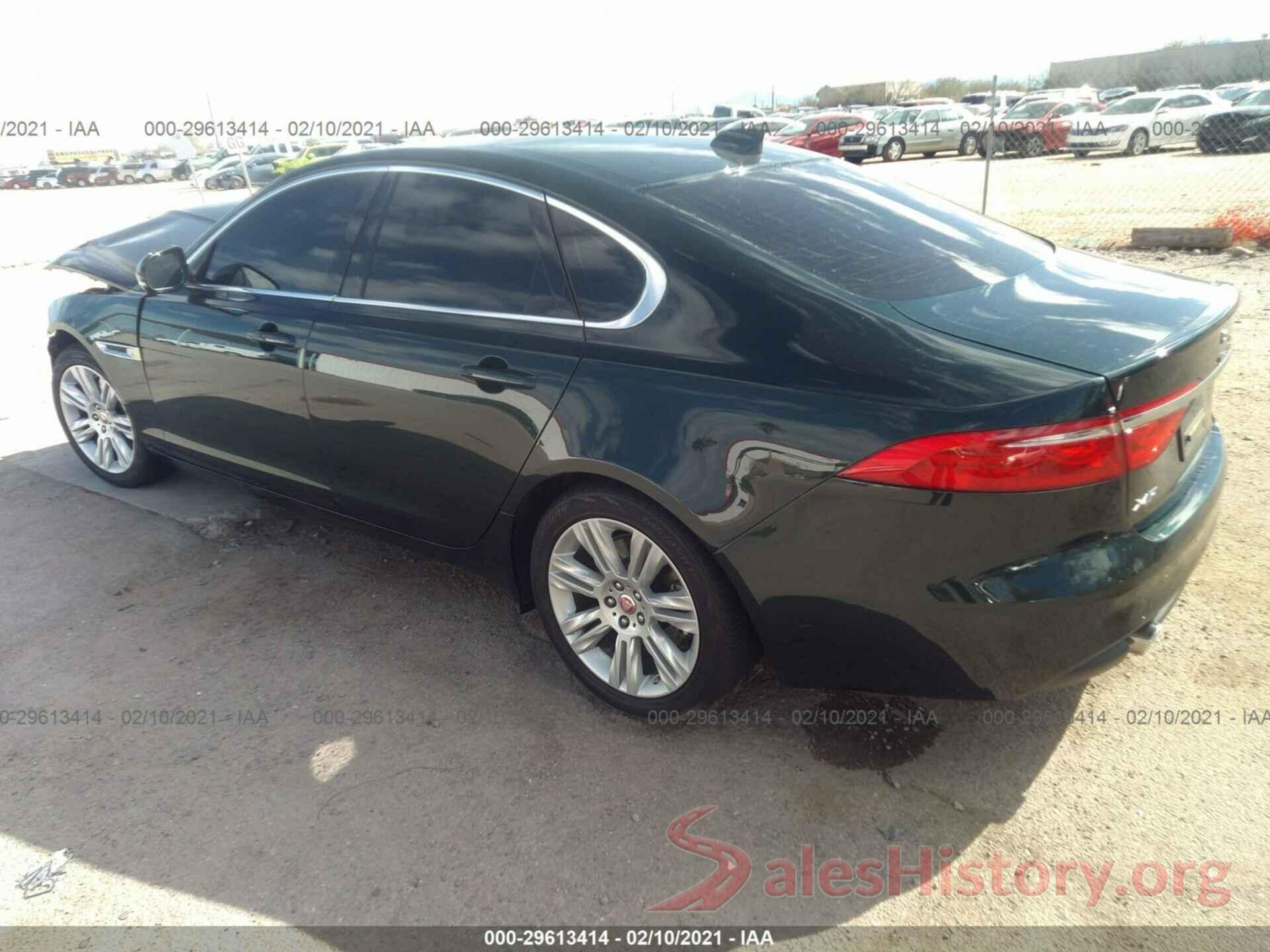 SAJBD4BV4GCY07127 2016 JAGUAR XF