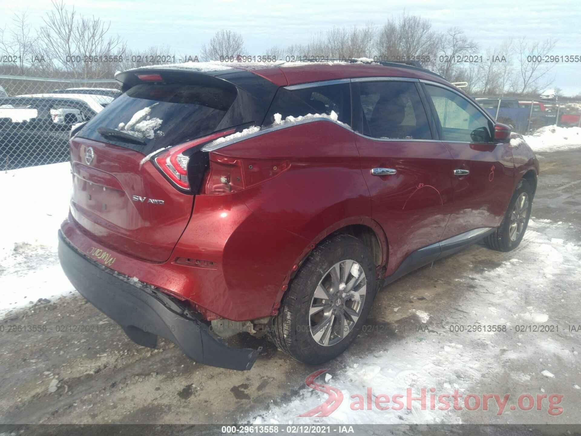 5N1AZ2MH8GN104850 2016 NISSAN MURANO