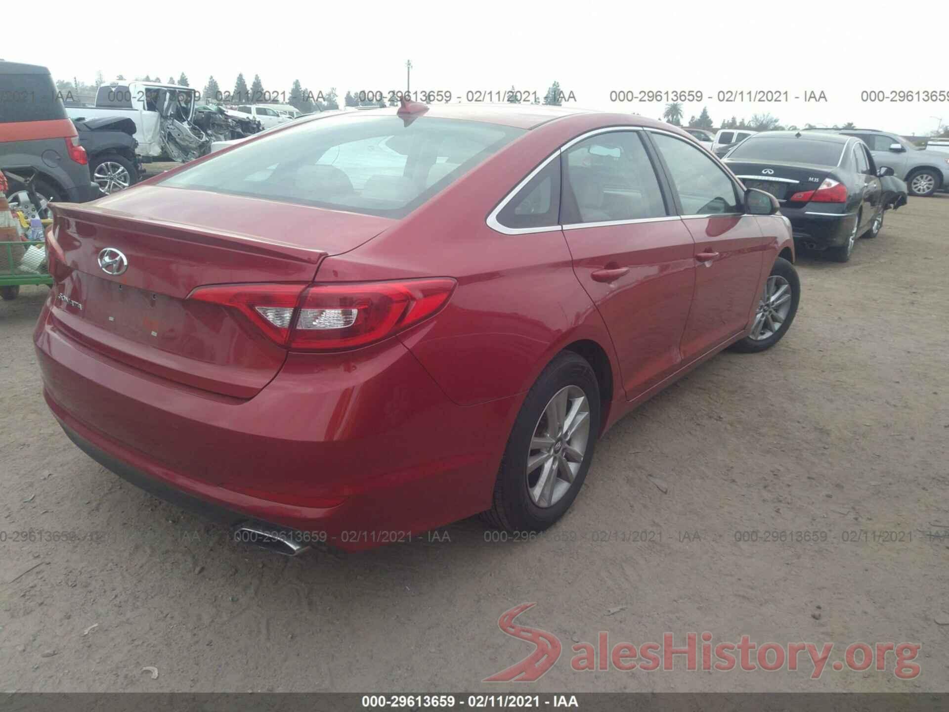 5NPE24AF5HH558628 2017 HYUNDAI SONATA