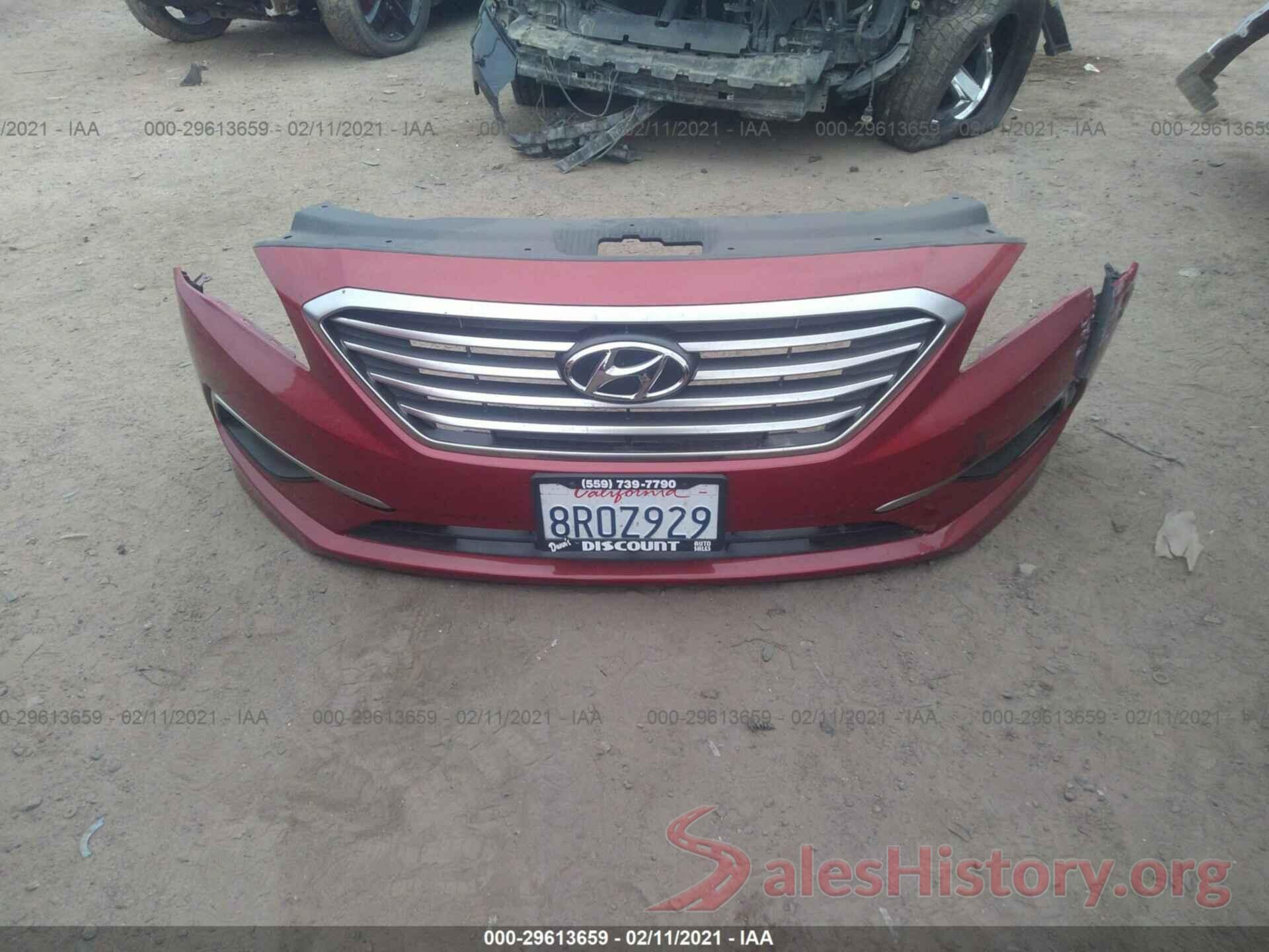 5NPE24AF5HH558628 2017 HYUNDAI SONATA