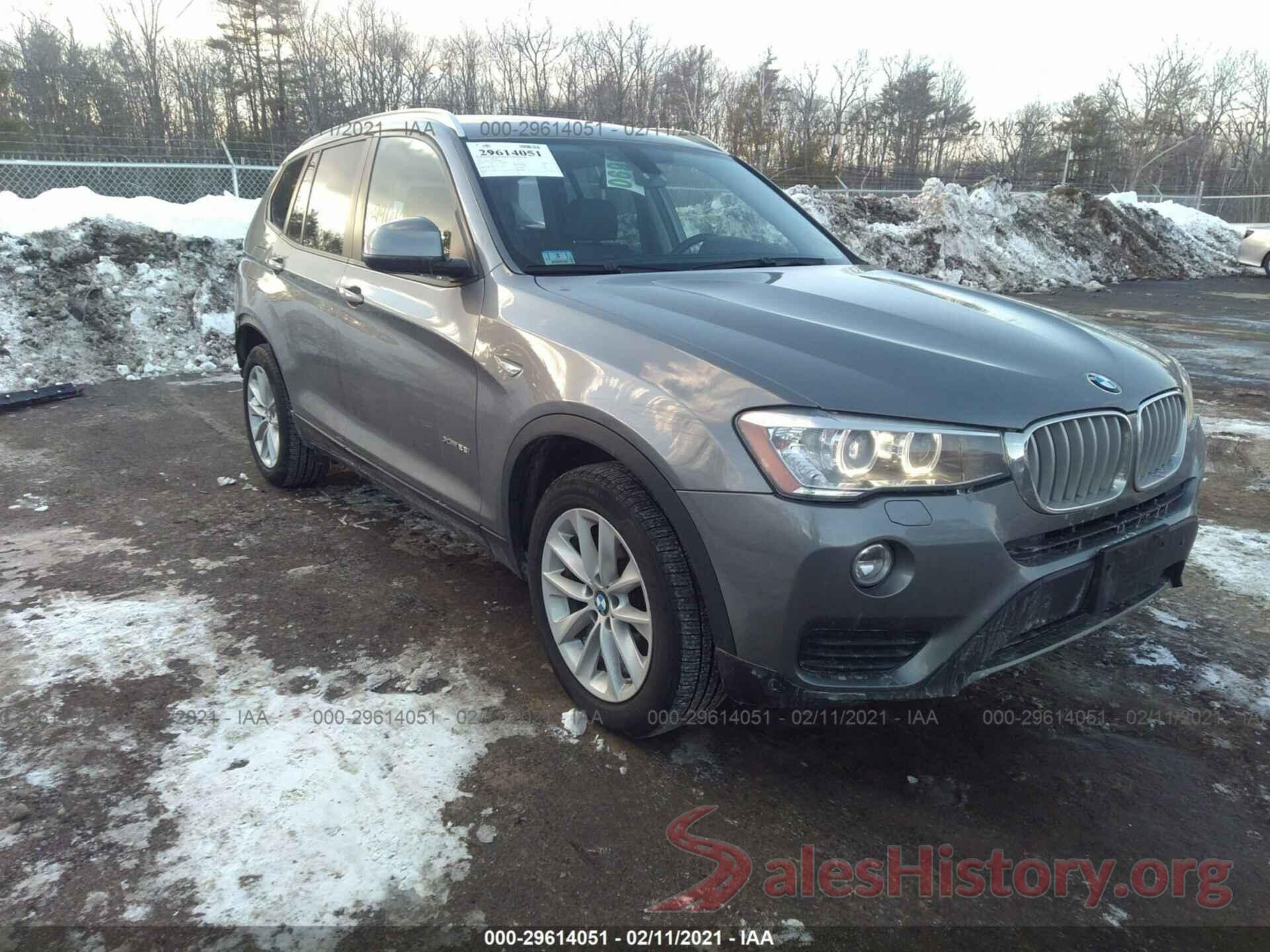 5UXWX9C33H0W68062 2017 BMW X3