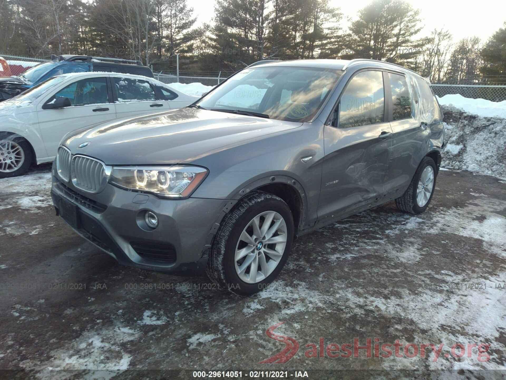 5UXWX9C33H0W68062 2017 BMW X3