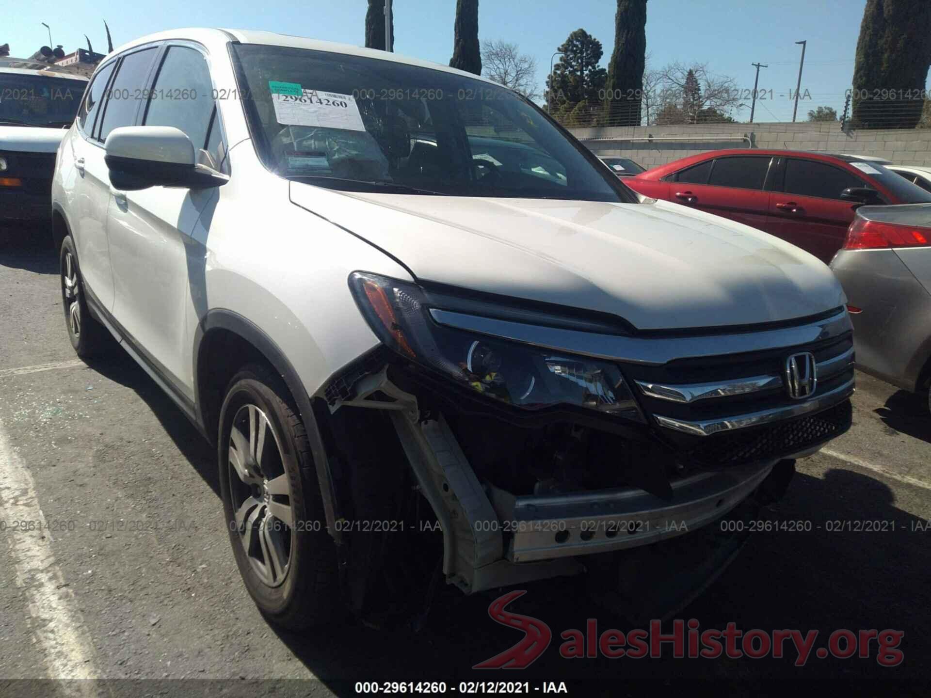 5FNYF5H52HB010671 2017 HONDA PILOT