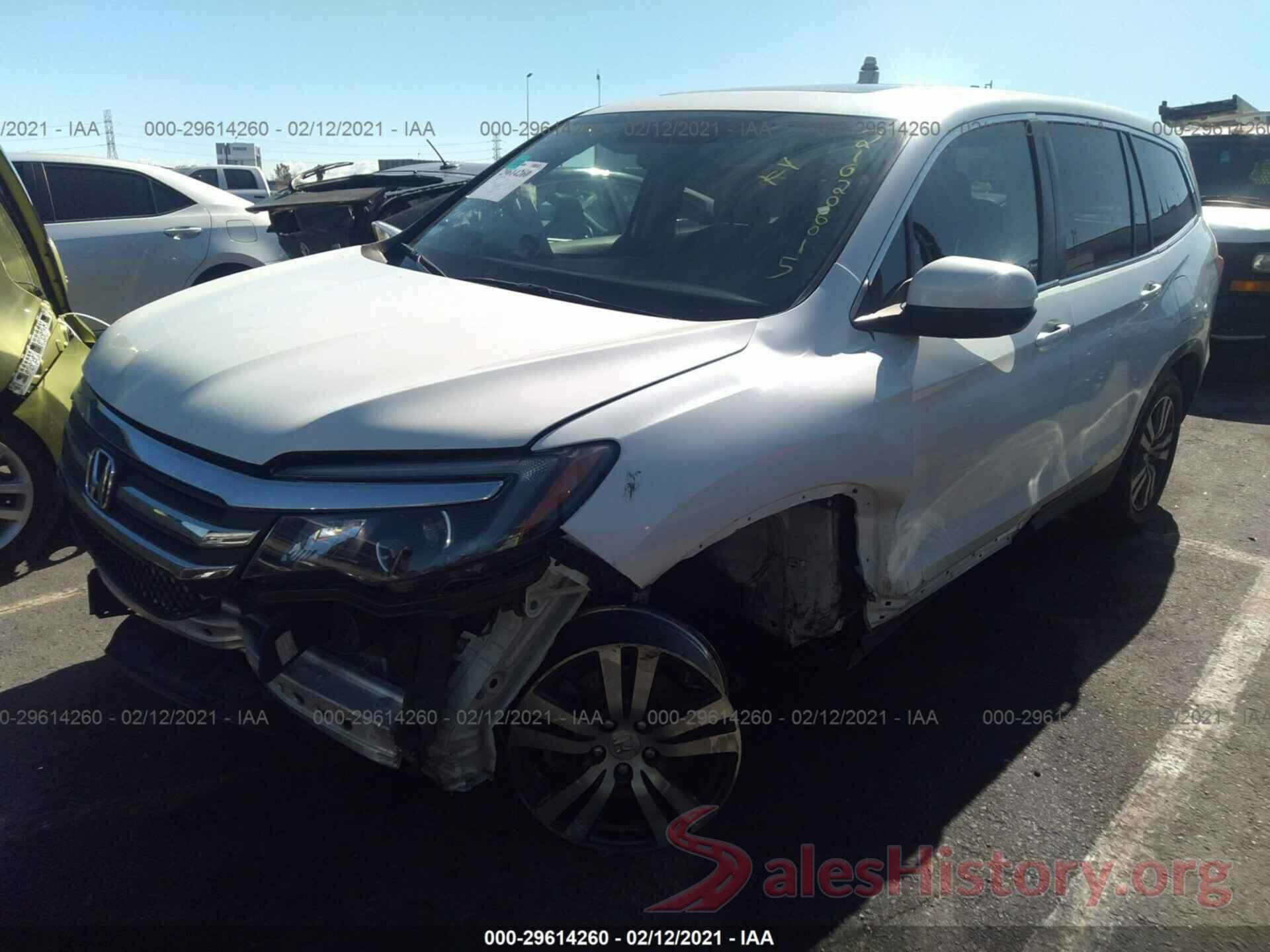 5FNYF5H52HB010671 2017 HONDA PILOT