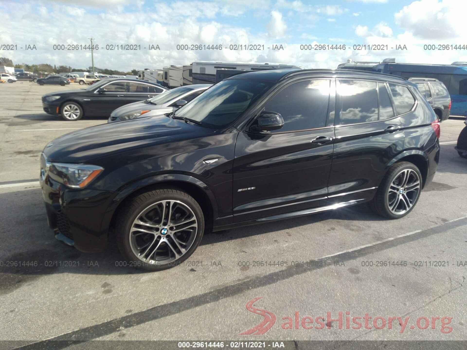 5UXWZ7C36H0X43108 2017 BMW X3