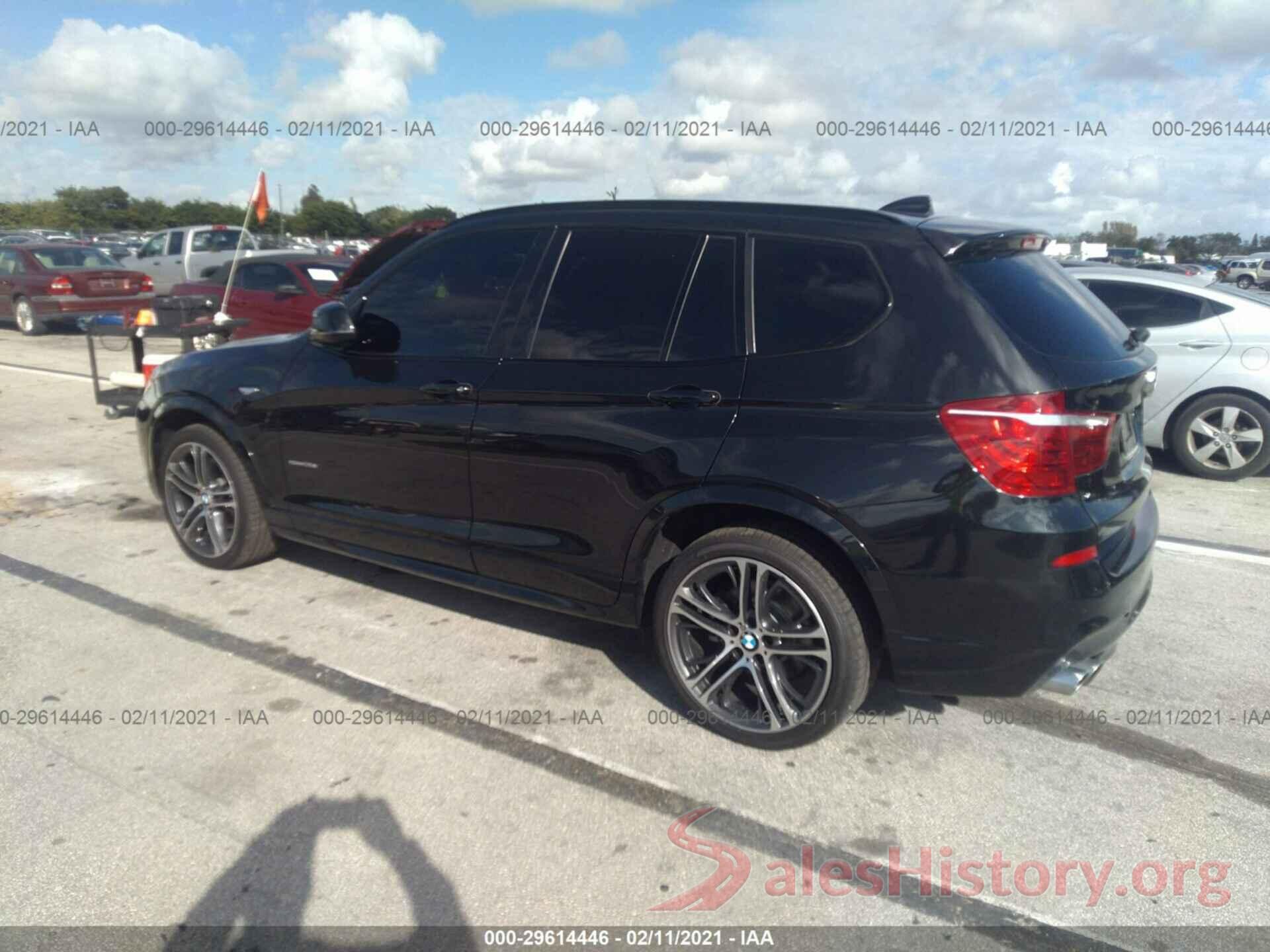 5UXWZ7C36H0X43108 2017 BMW X3