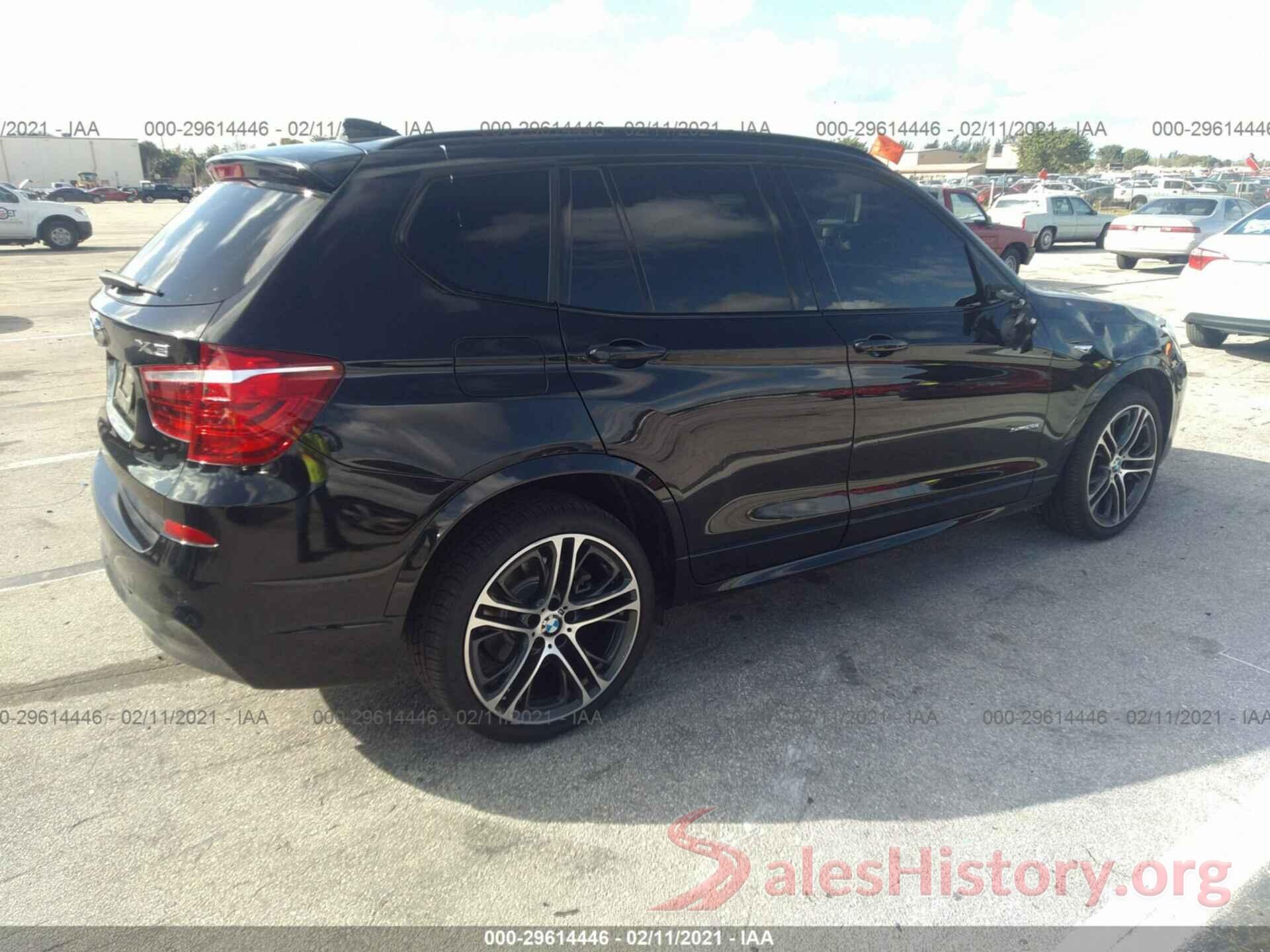 5UXWZ7C36H0X43108 2017 BMW X3