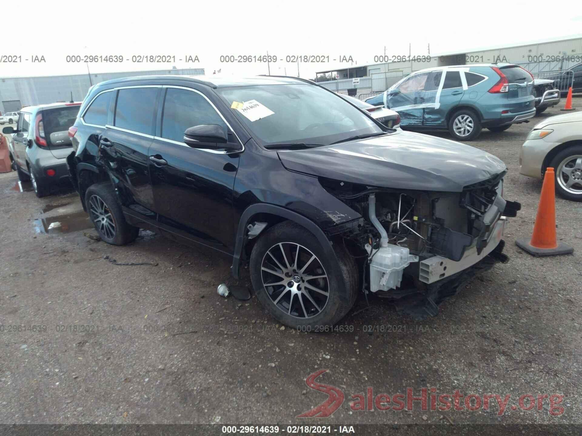 5TDKZRFH0JS534856 2018 TOYOTA HIGHLANDER