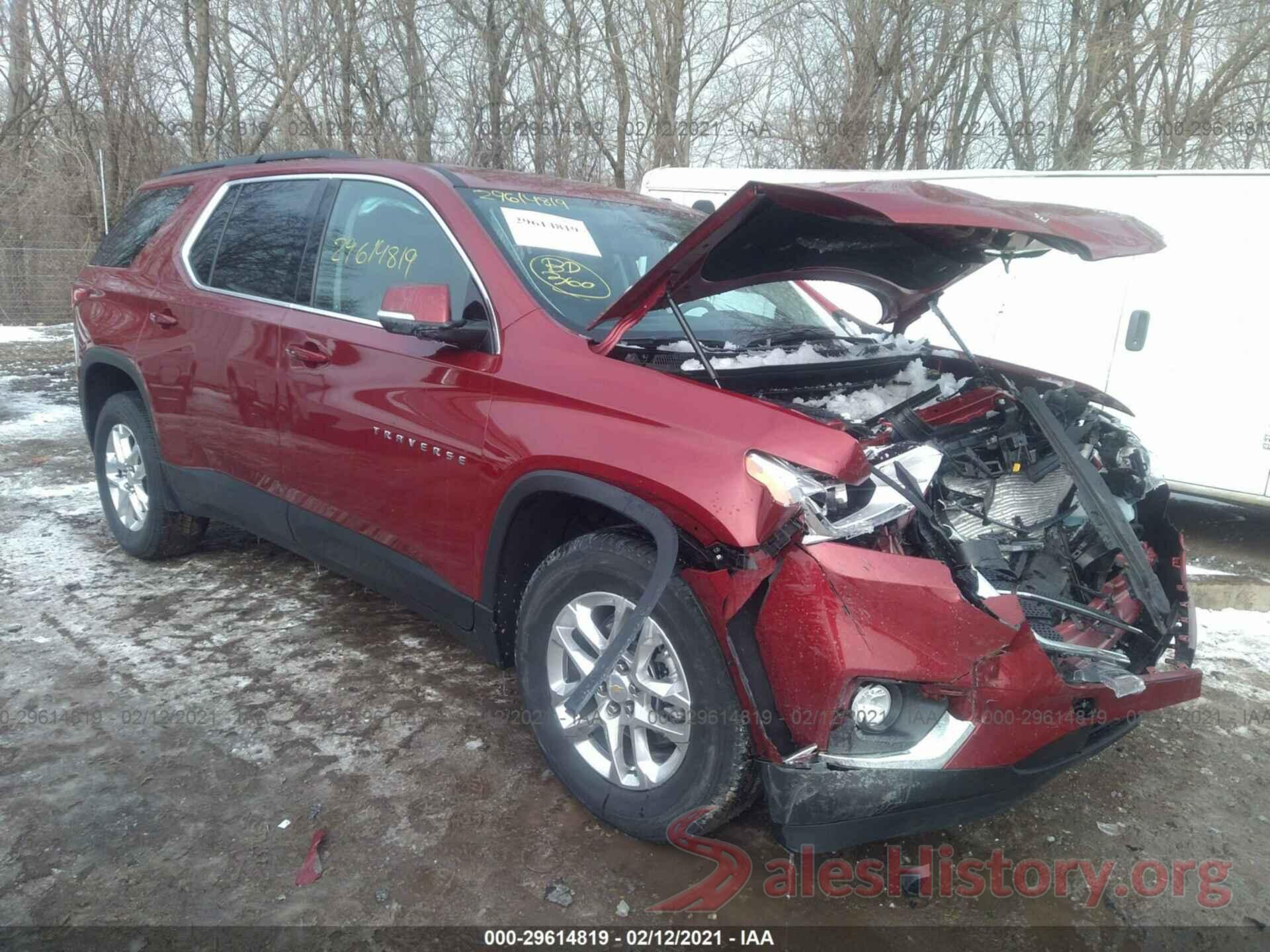 1GNERHKW7MJ101877 2021 CHEVROLET TRAVERSE