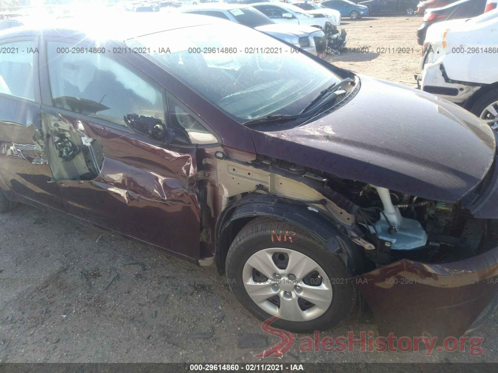 3KPFK4A7XJE206605 2018 KIA FORTE