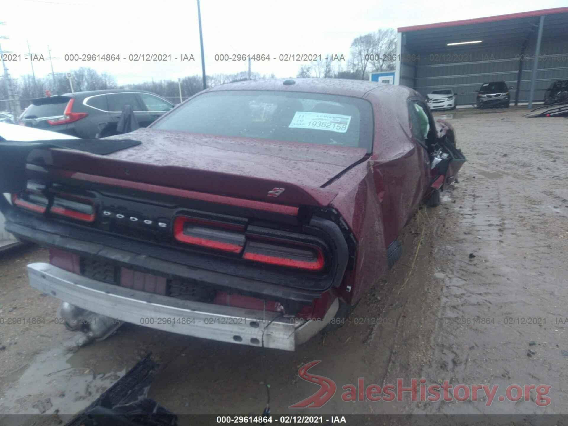 2C3CDZGG2KH607299 2019 DODGE CHALLENGER