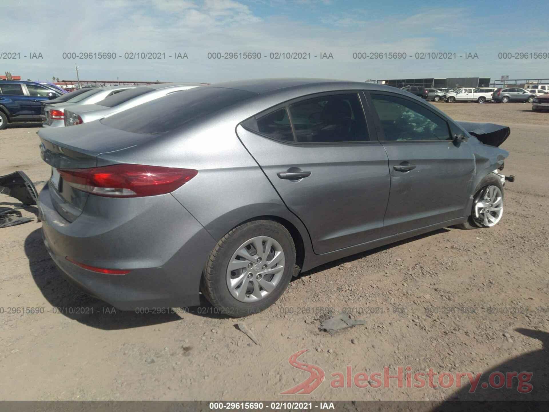 KMHD74LF6JU610950 2018 HYUNDAI ELANTRA