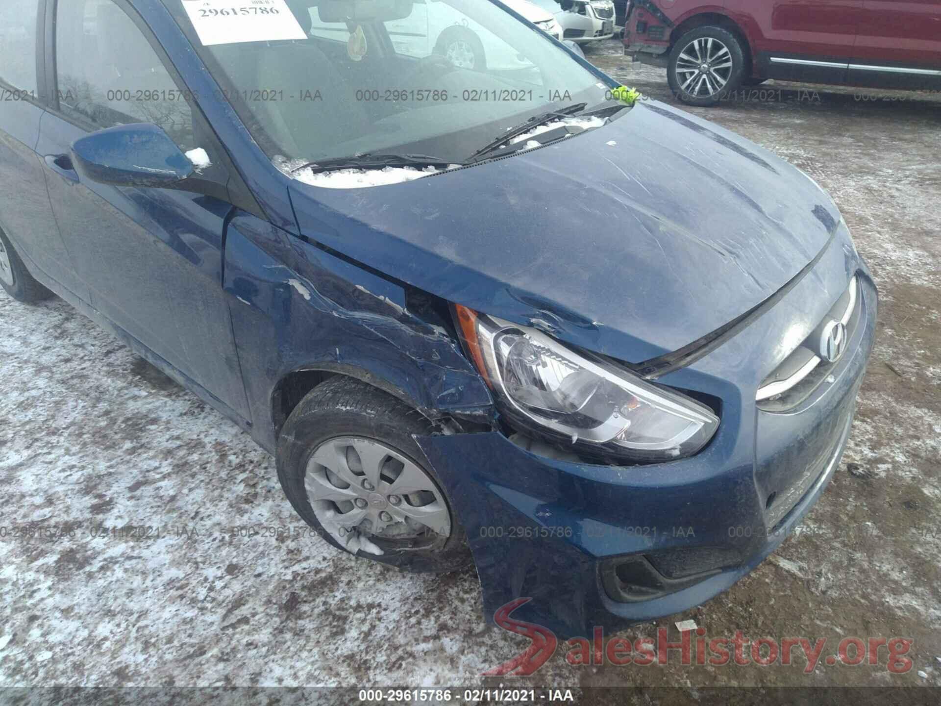 KMHCT4AE4GU127645 2016 HYUNDAI ACCENT