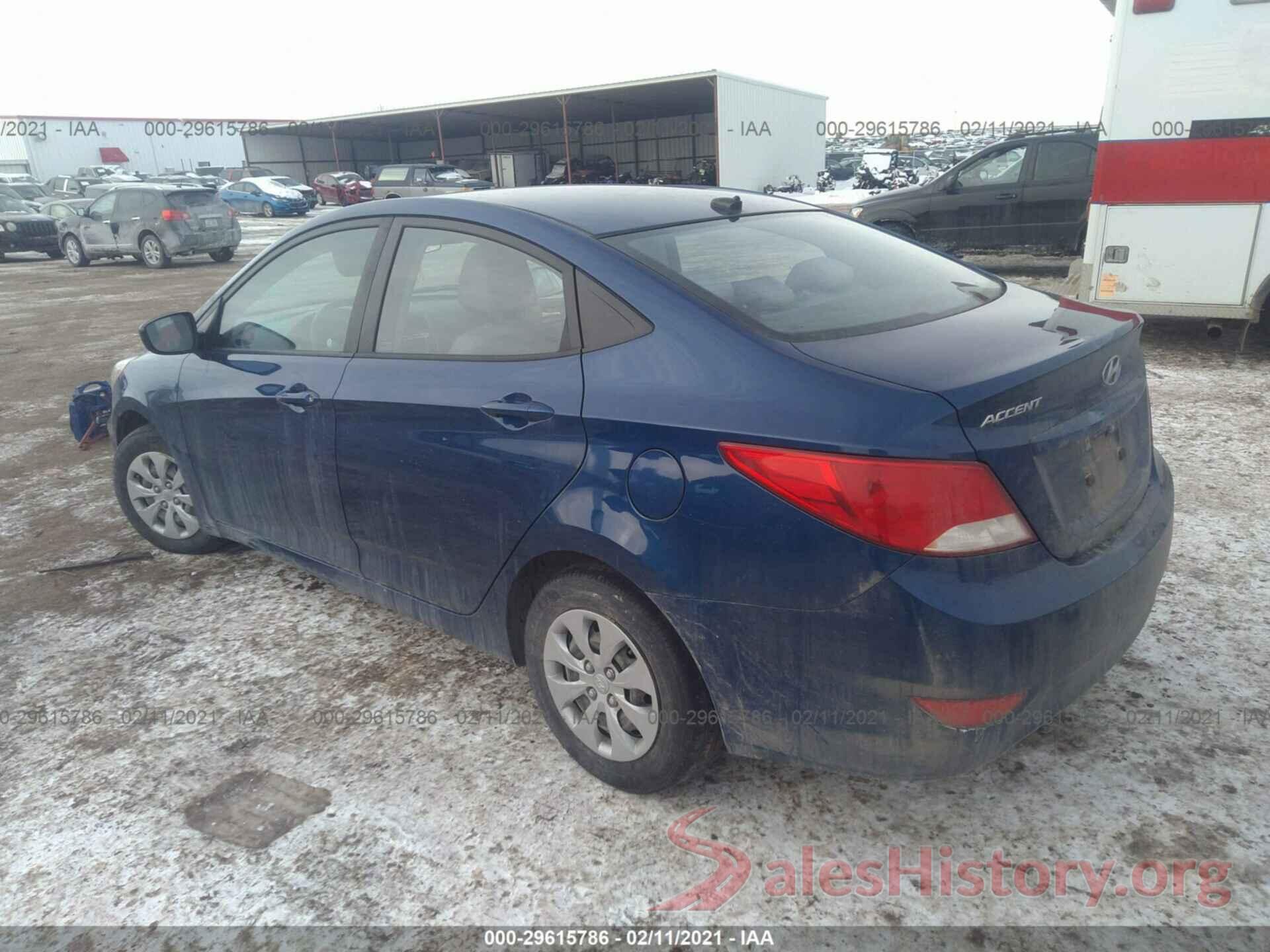 KMHCT4AE4GU127645 2016 HYUNDAI ACCENT