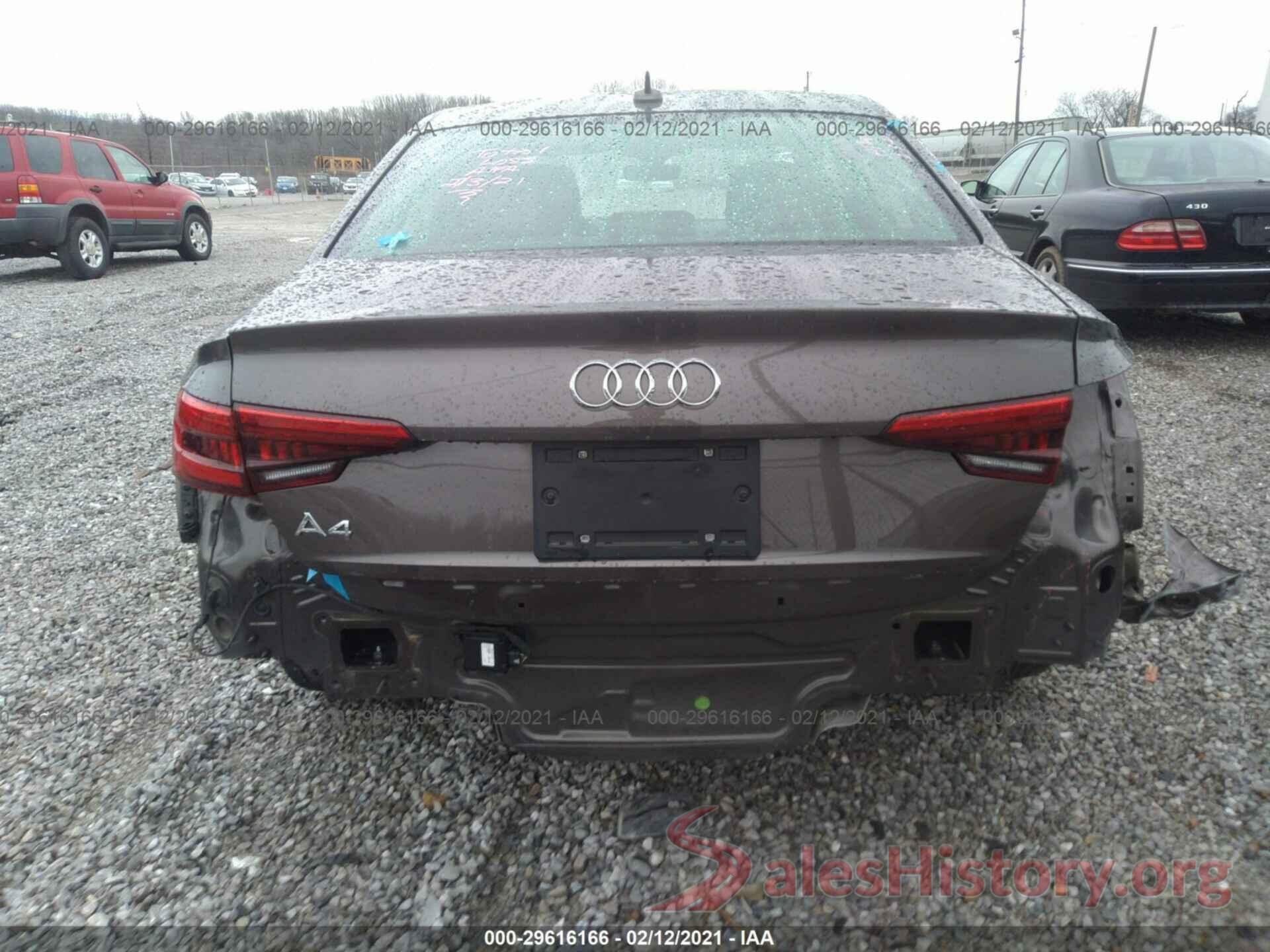 WAUGNAF40HN058606 2017 AUDI A4