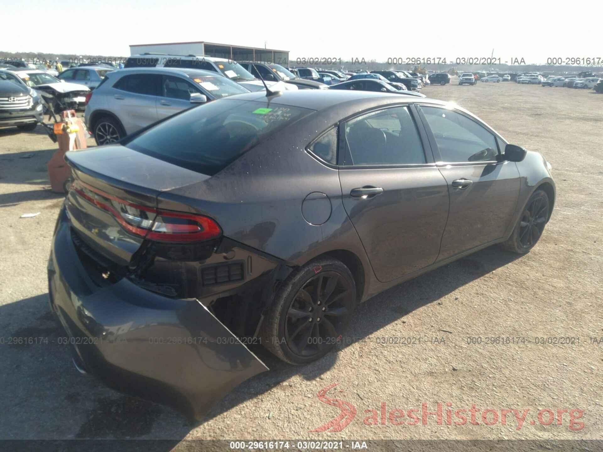 1C3CDFBB1GD689945 2016 DODGE DART