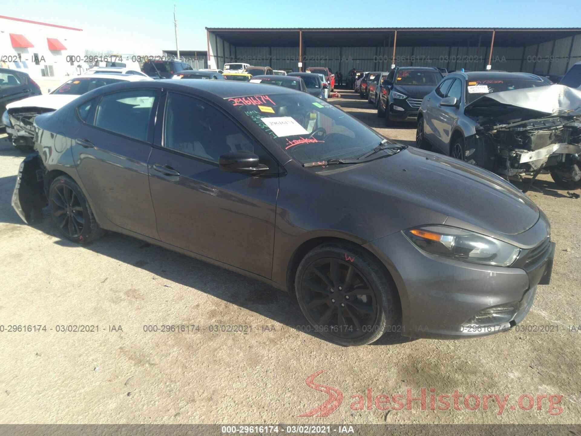 1C3CDFBB1GD689945 2016 DODGE DART