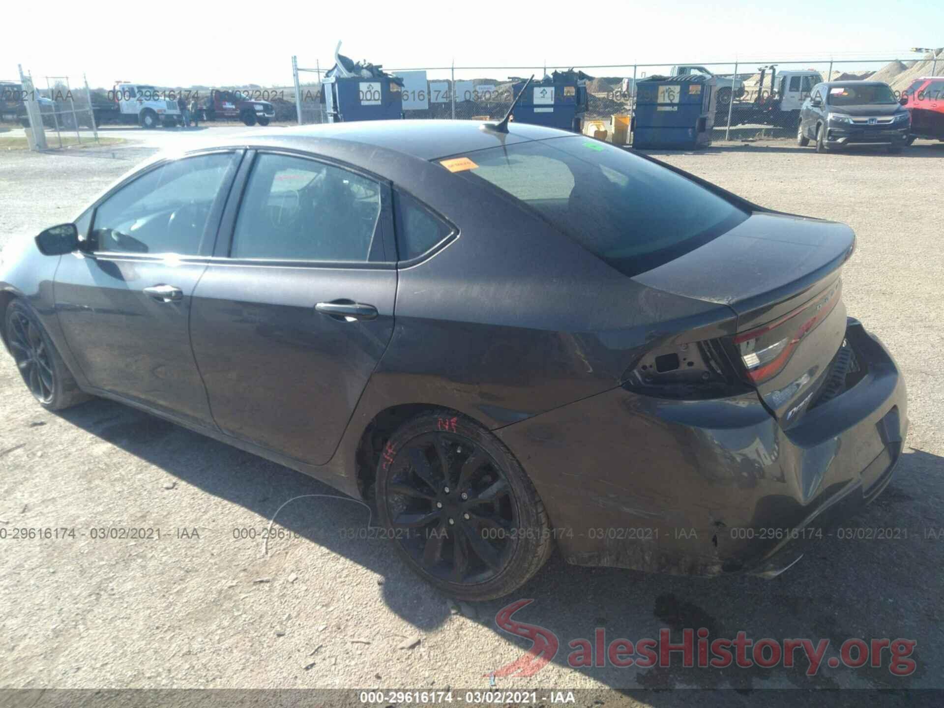 1C3CDFBB1GD689945 2016 DODGE DART