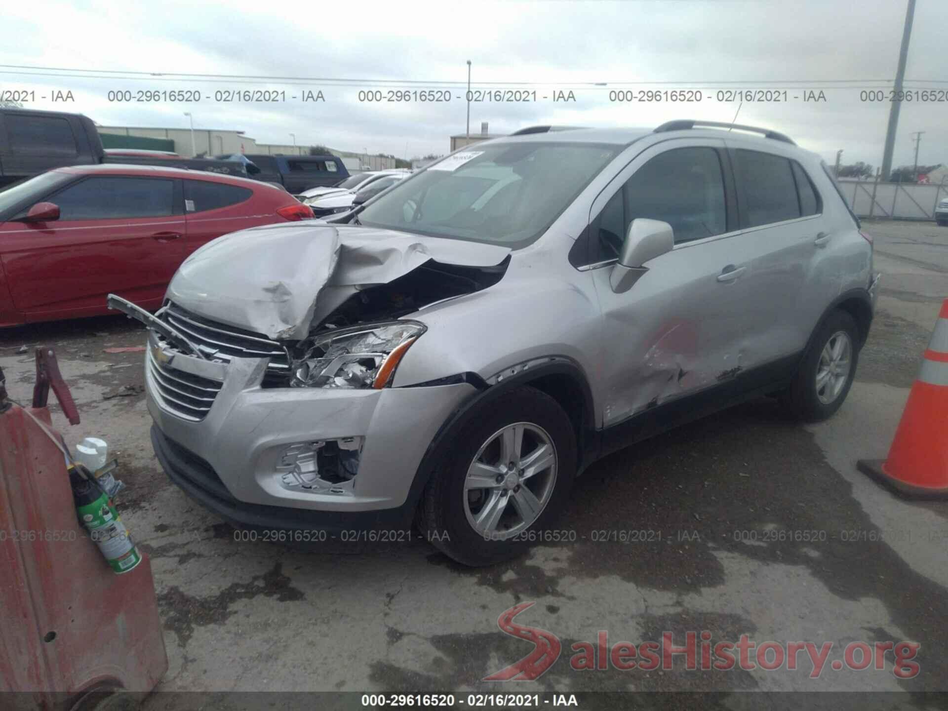 3GNCJLSB9GL196292 2016 CHEVROLET TRAX