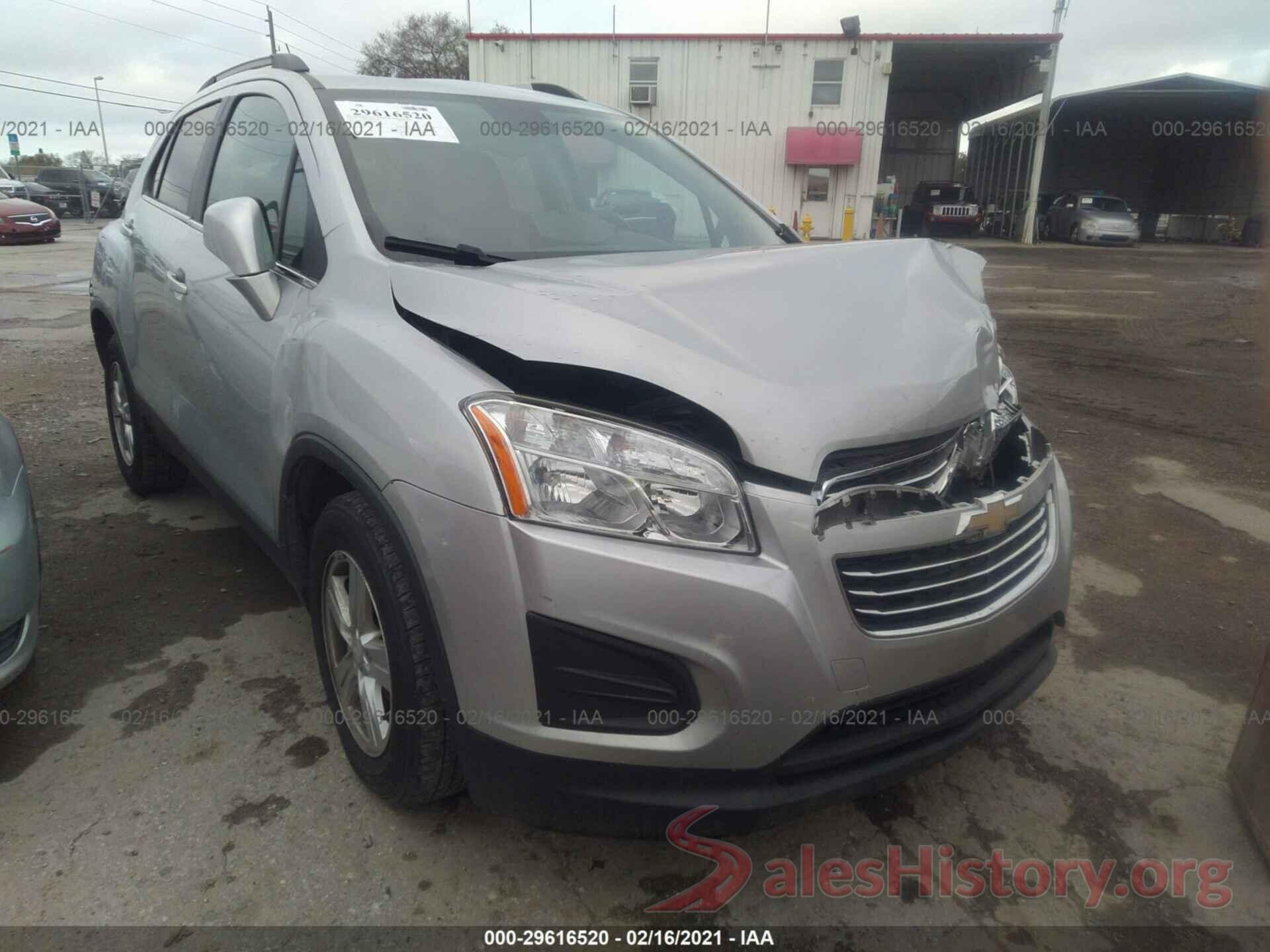 3GNCJLSB9GL196292 2016 CHEVROLET TRAX