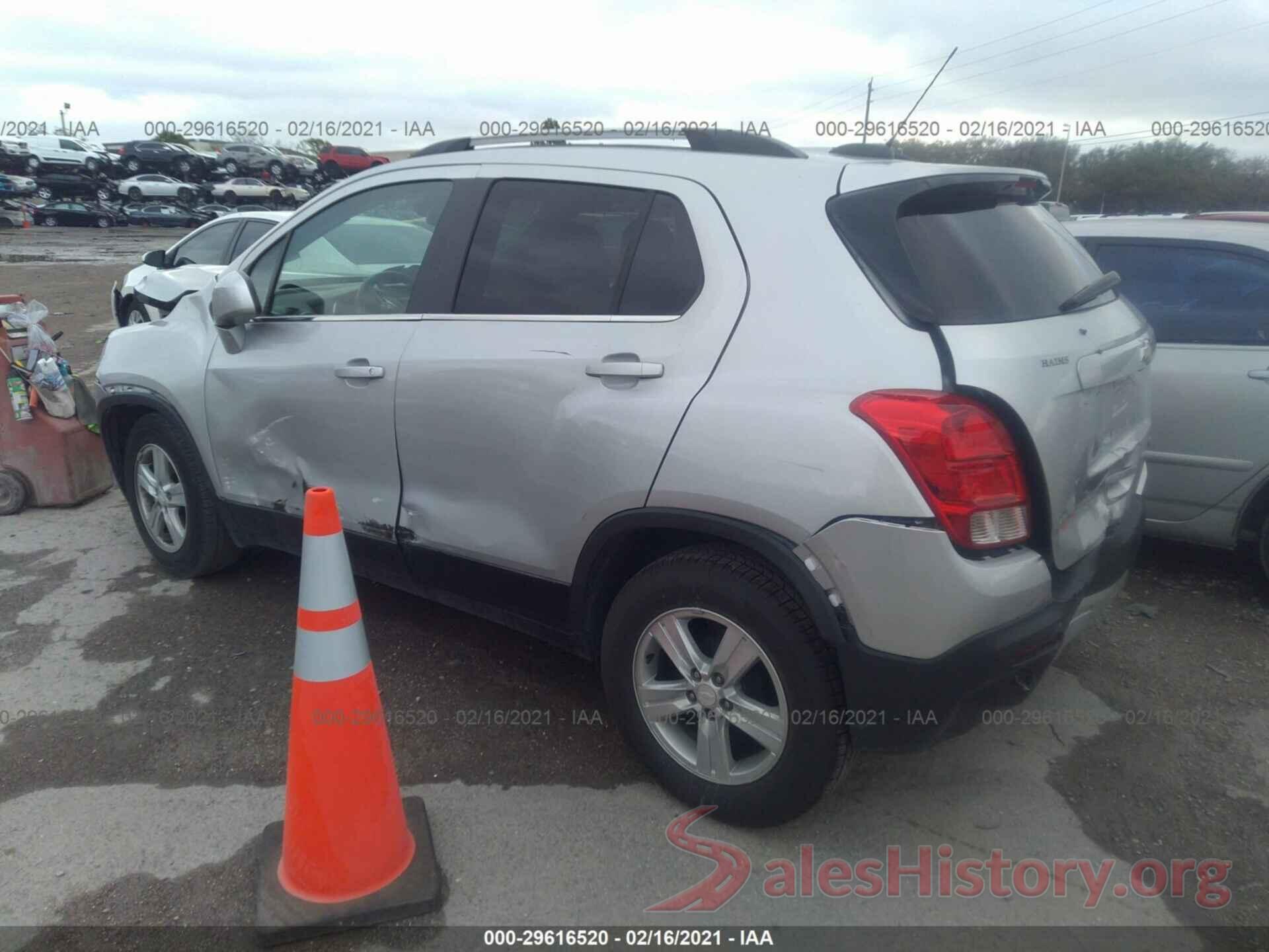 3GNCJLSB9GL196292 2016 CHEVROLET TRAX