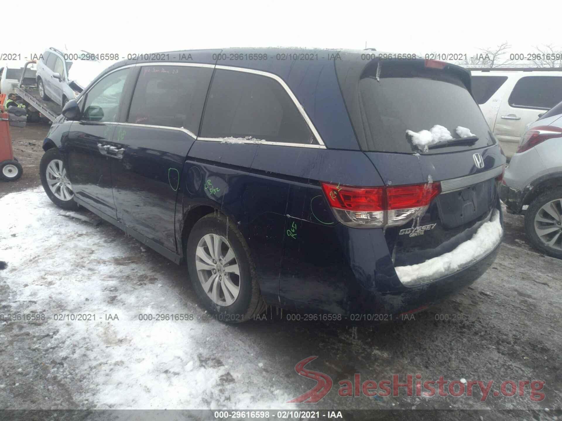 5FNRL5H63GB120455 2016 HONDA ODYSSEY